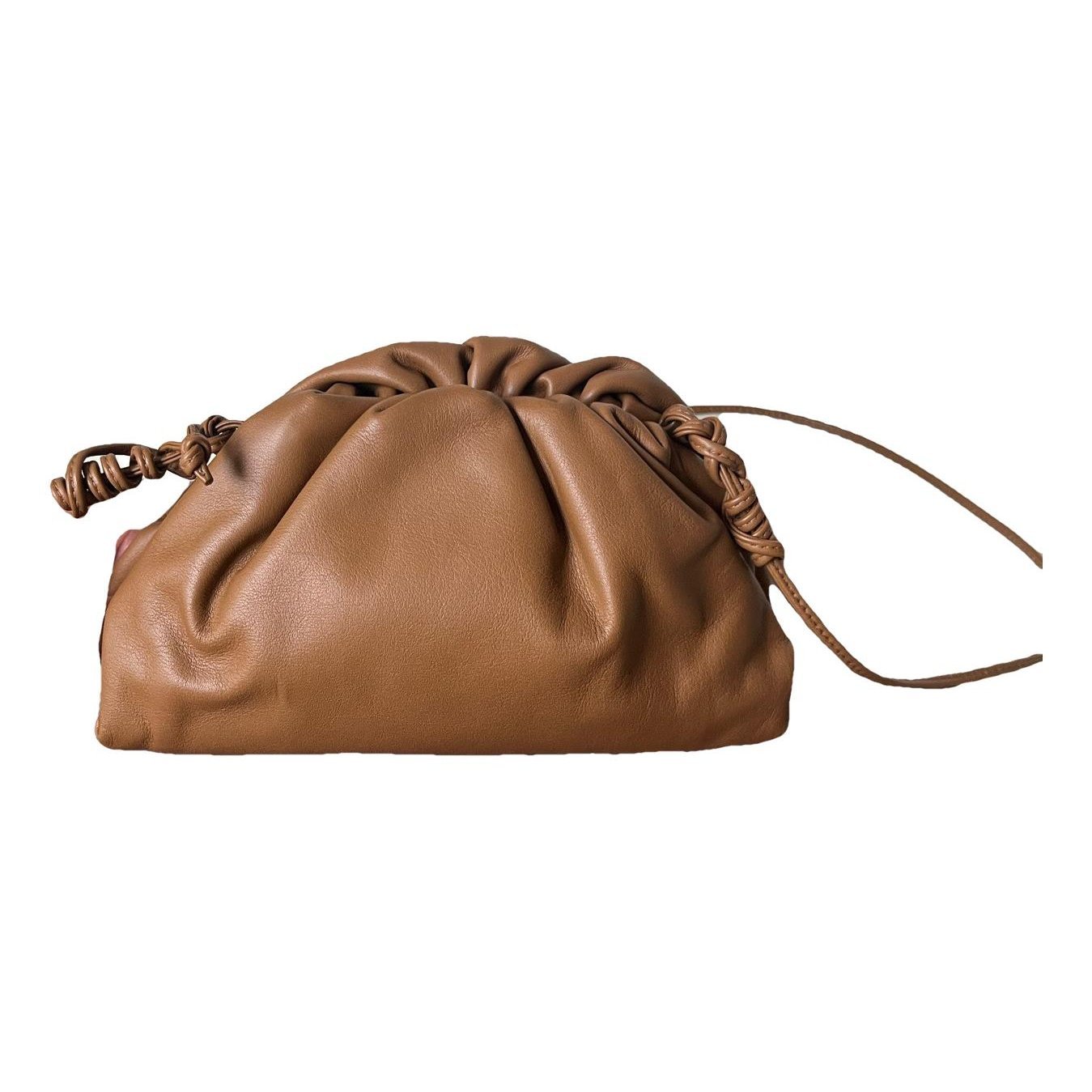 Pouch leather handbag