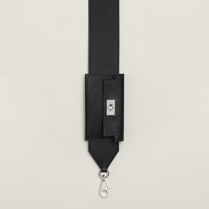 Noir Kelly Pocket Bag Strap 50 MM