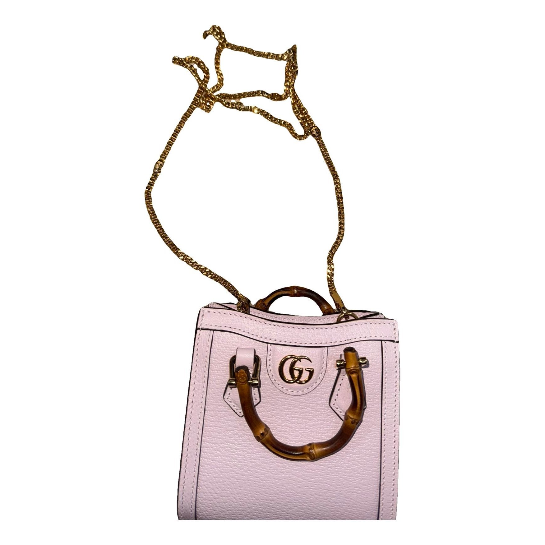 Diana Bamboo leather crossbody bag