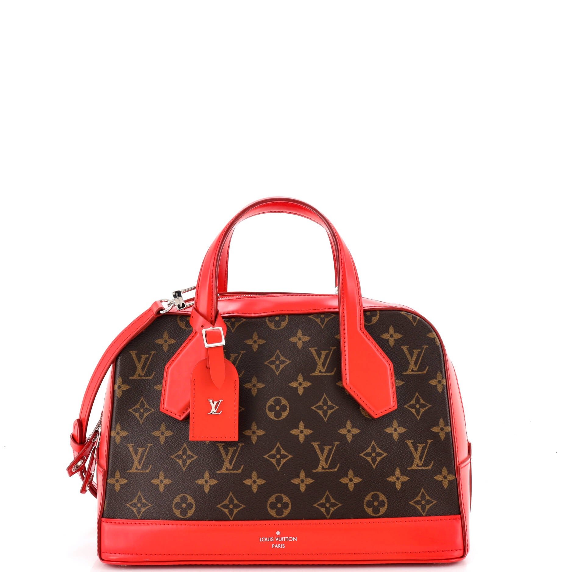 Dora Handbag Monogram Canvas and Calfskin PM
