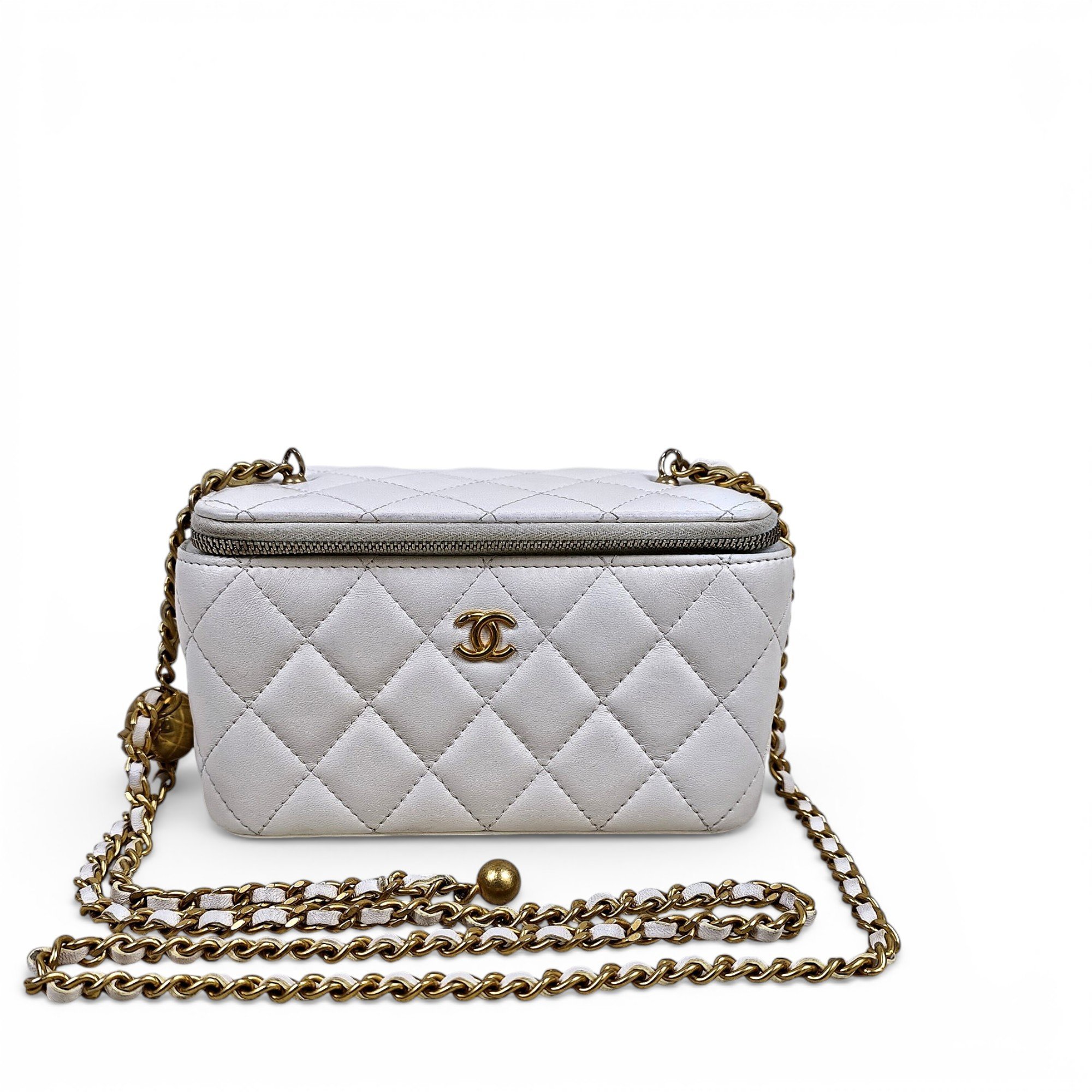 Trendy CC Vanity leather handbag