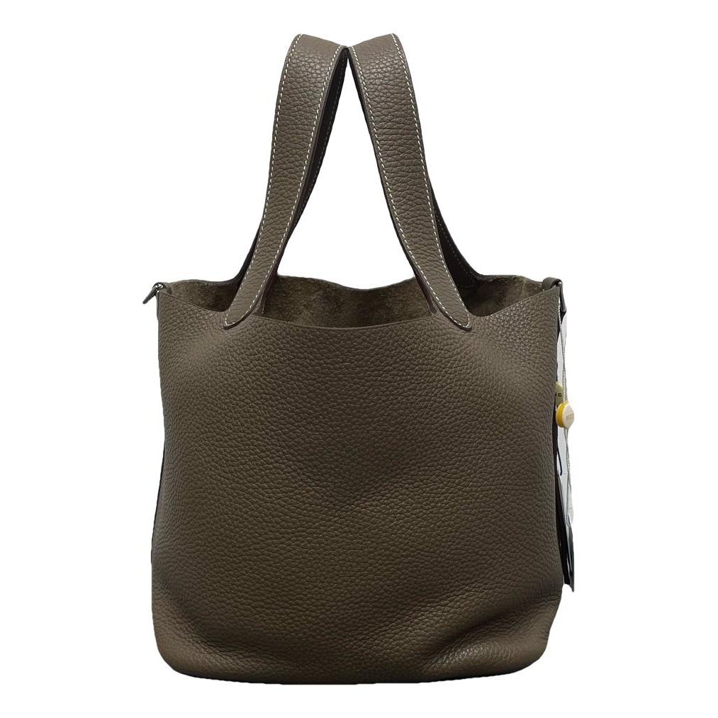 Picotin leather handbag