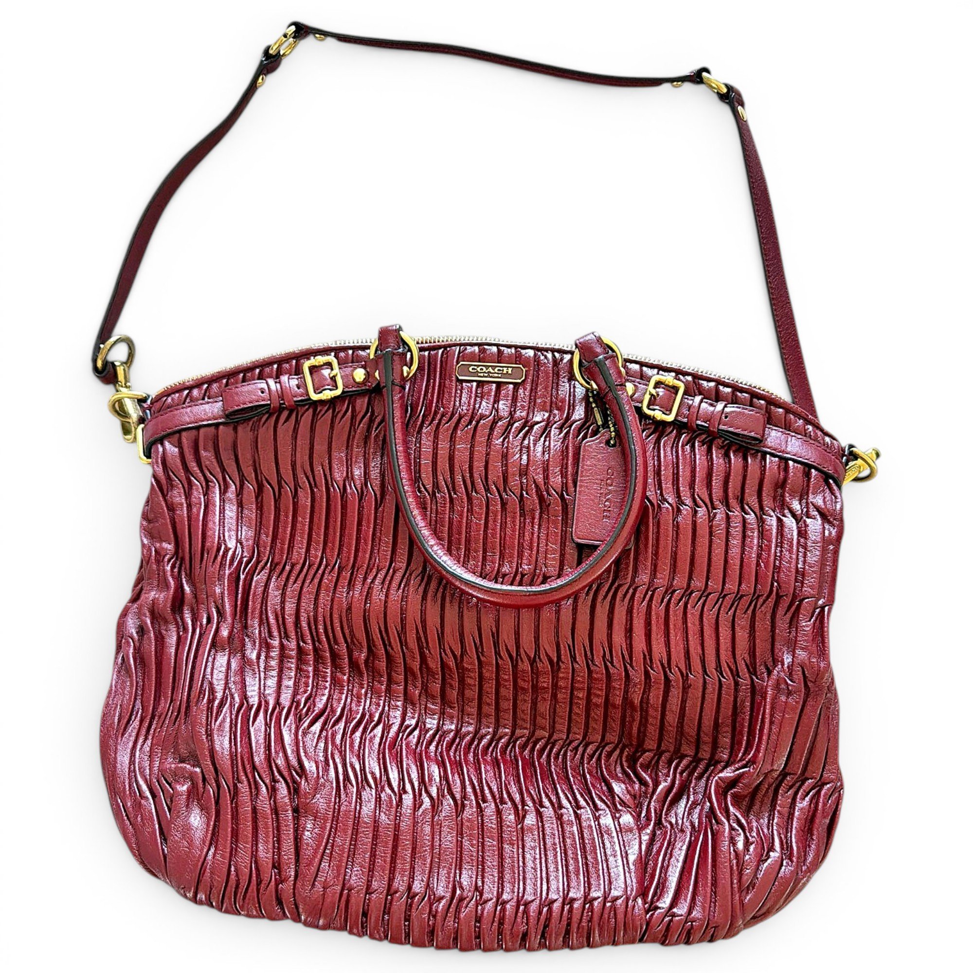 Madison leather handbag