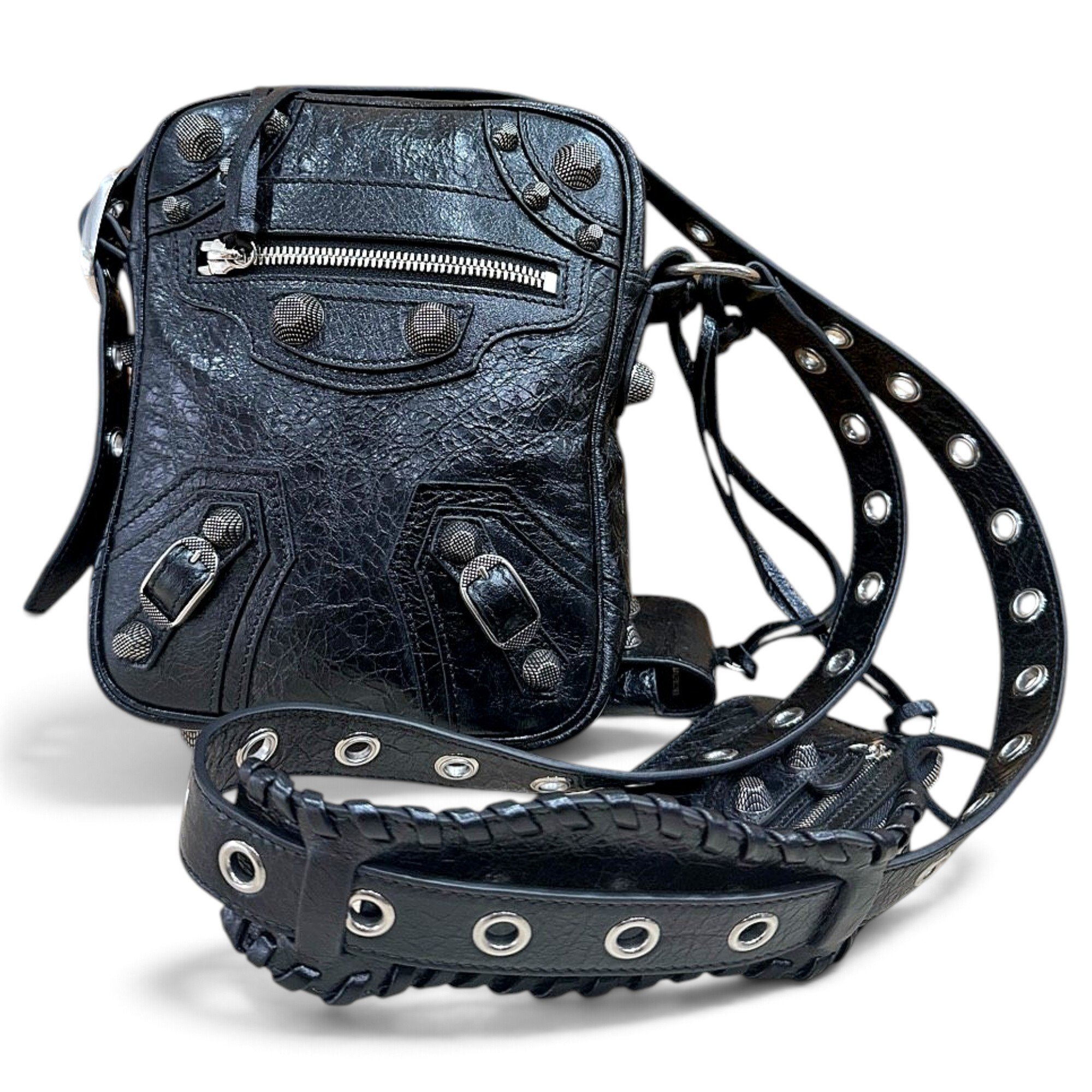 Le Cagole leather crossbody bag
