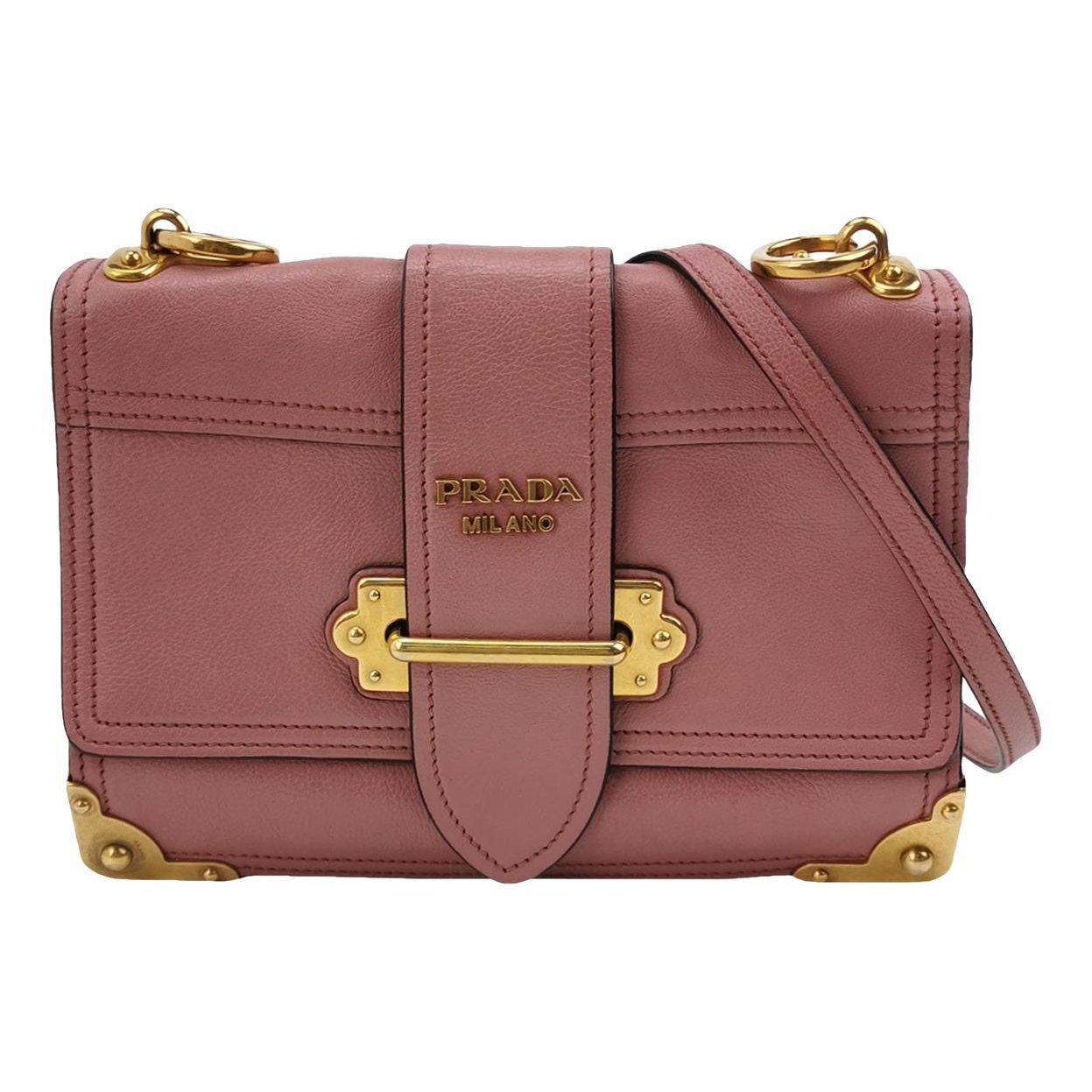 Cahier leather handbag