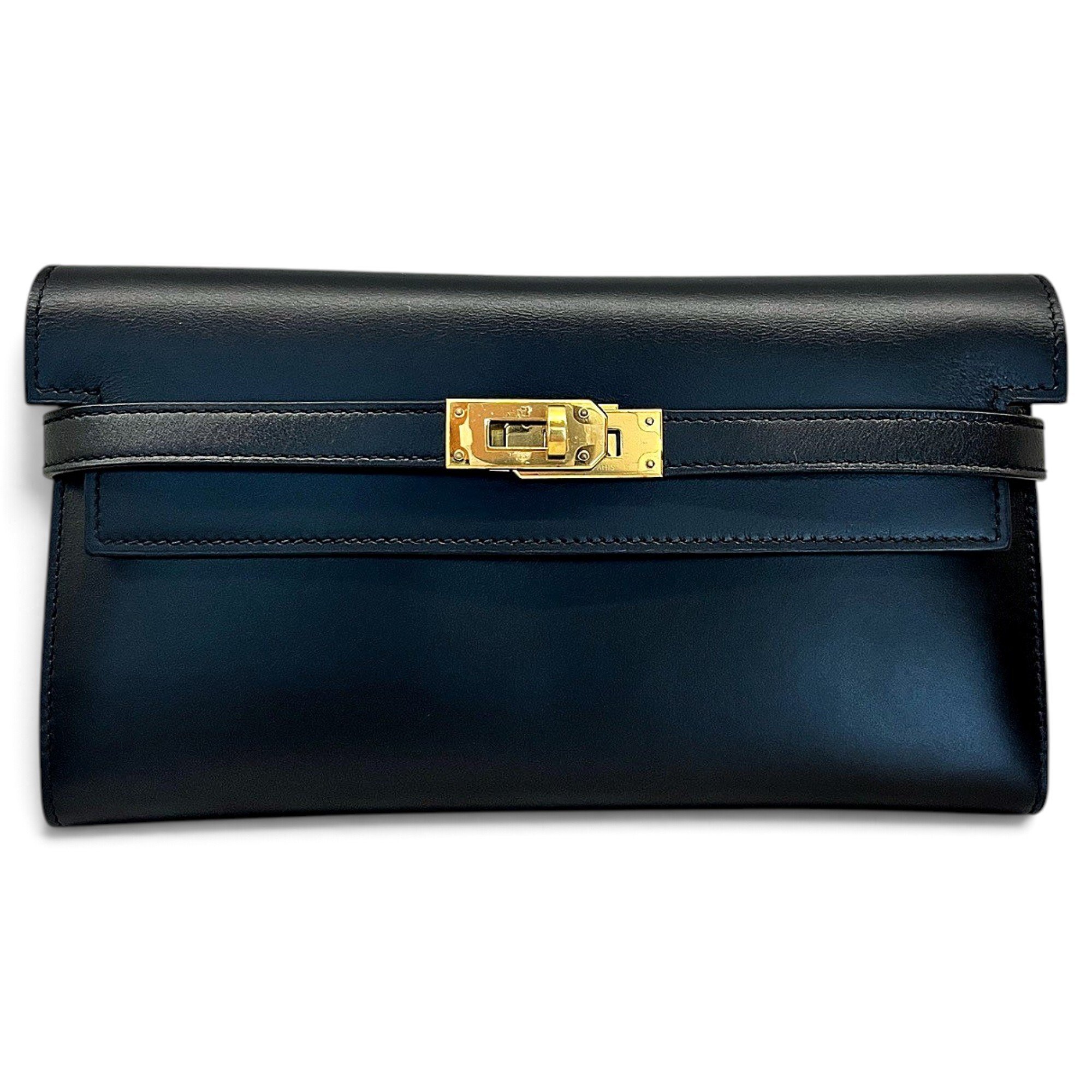Kelly to go leather clutch bag