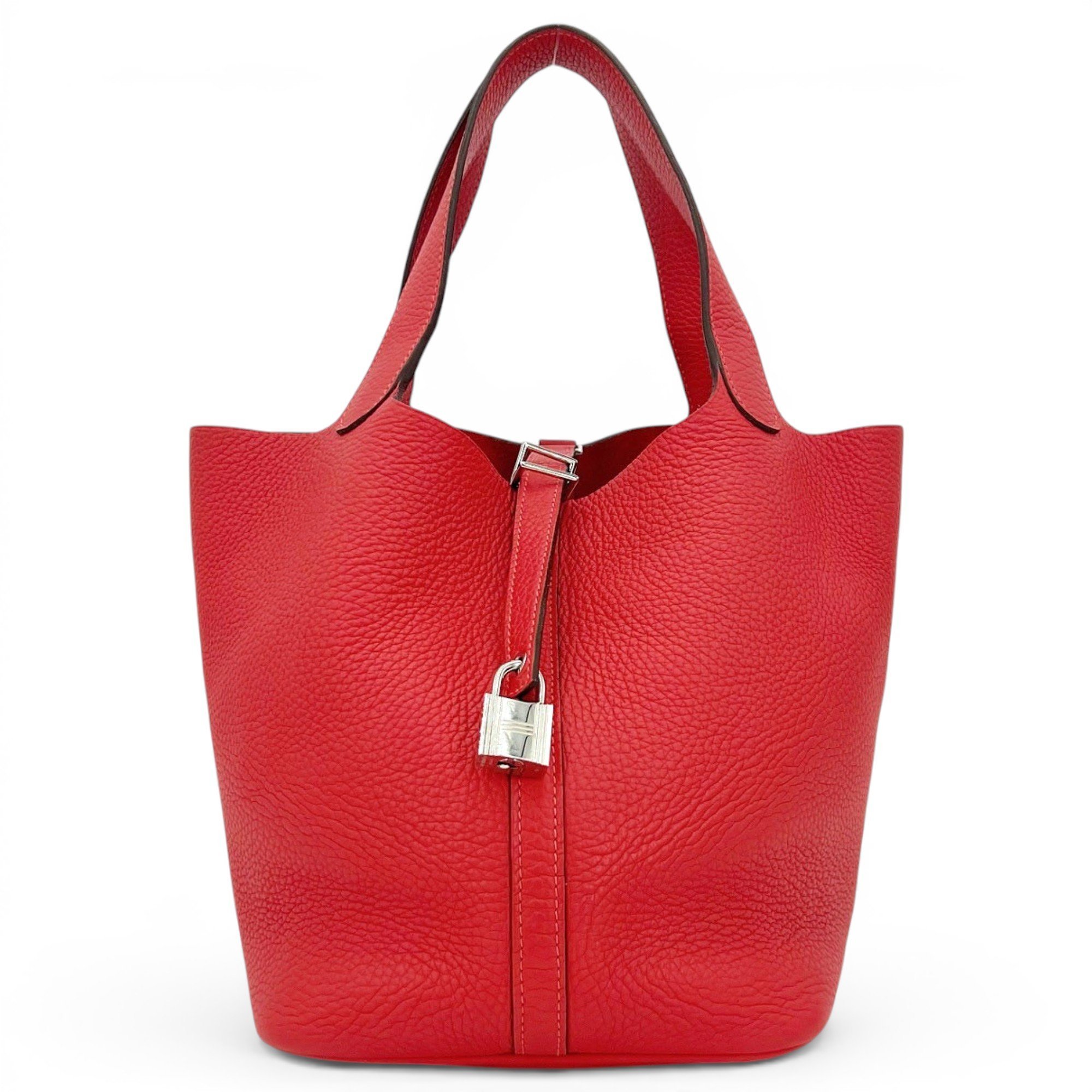 Picotin leather handbag
