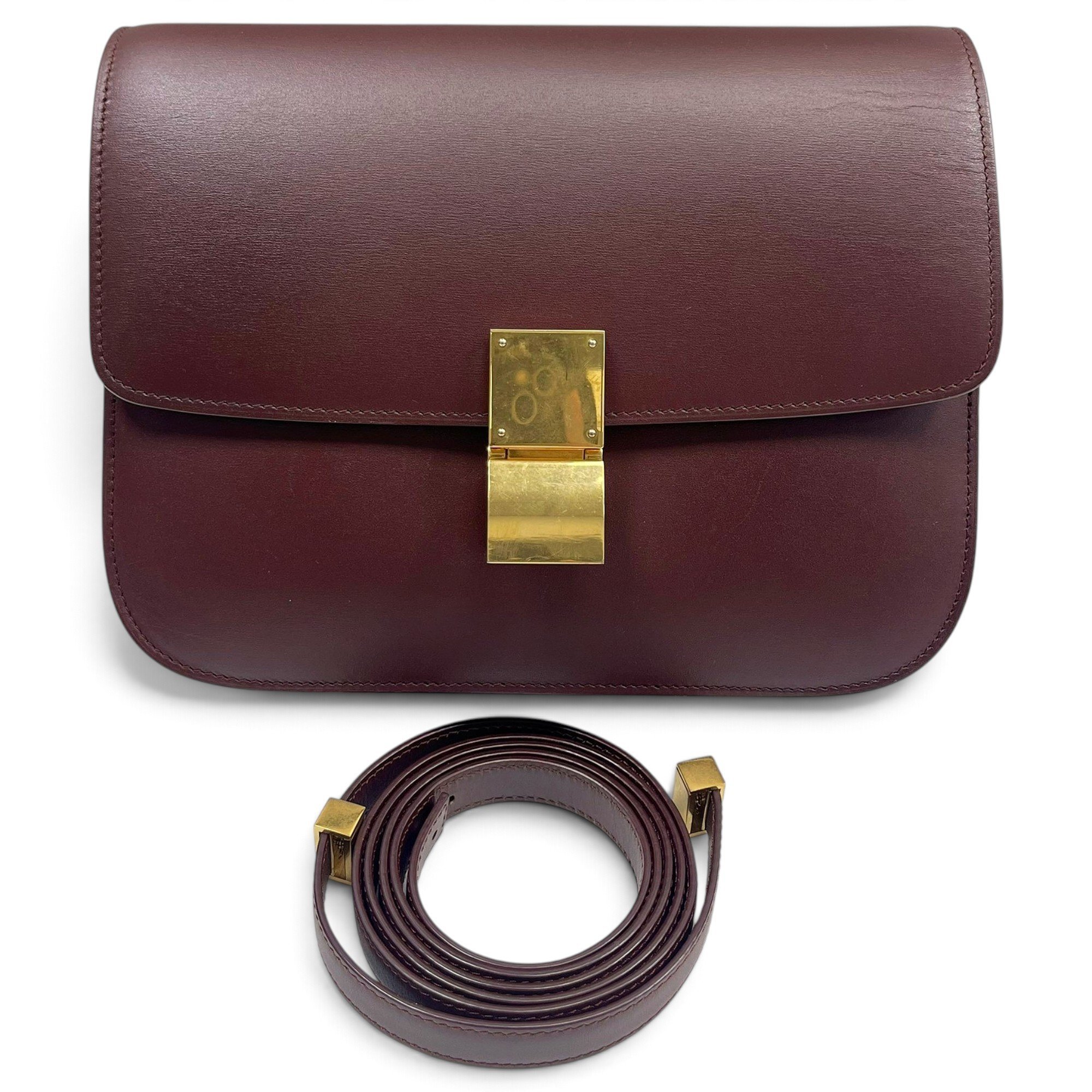 Classic leather handbag