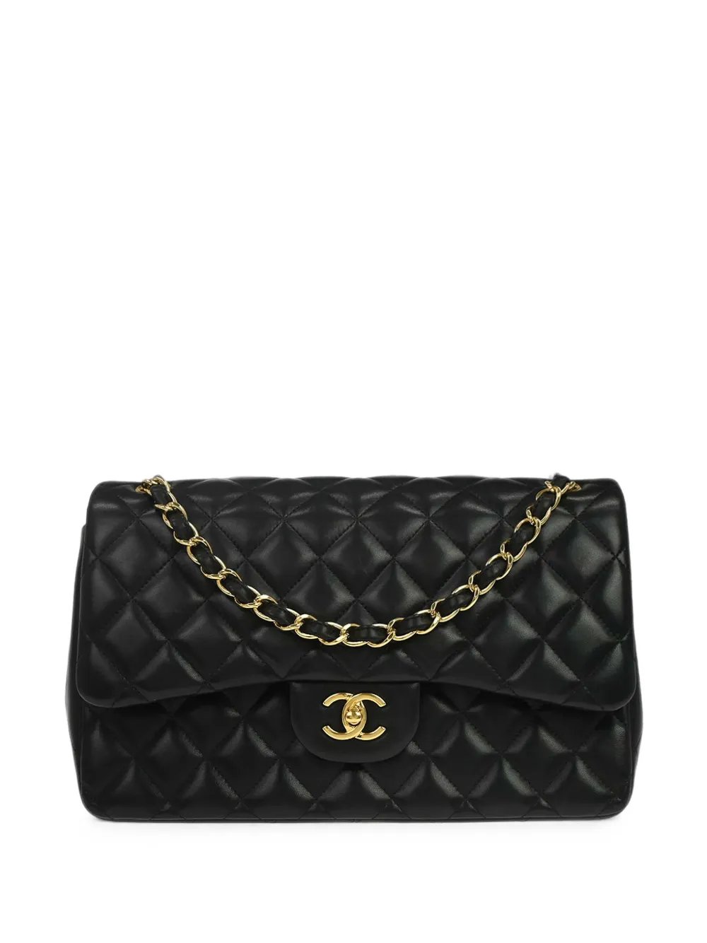 2012 Jumbo Classic double flap shoulder bag
