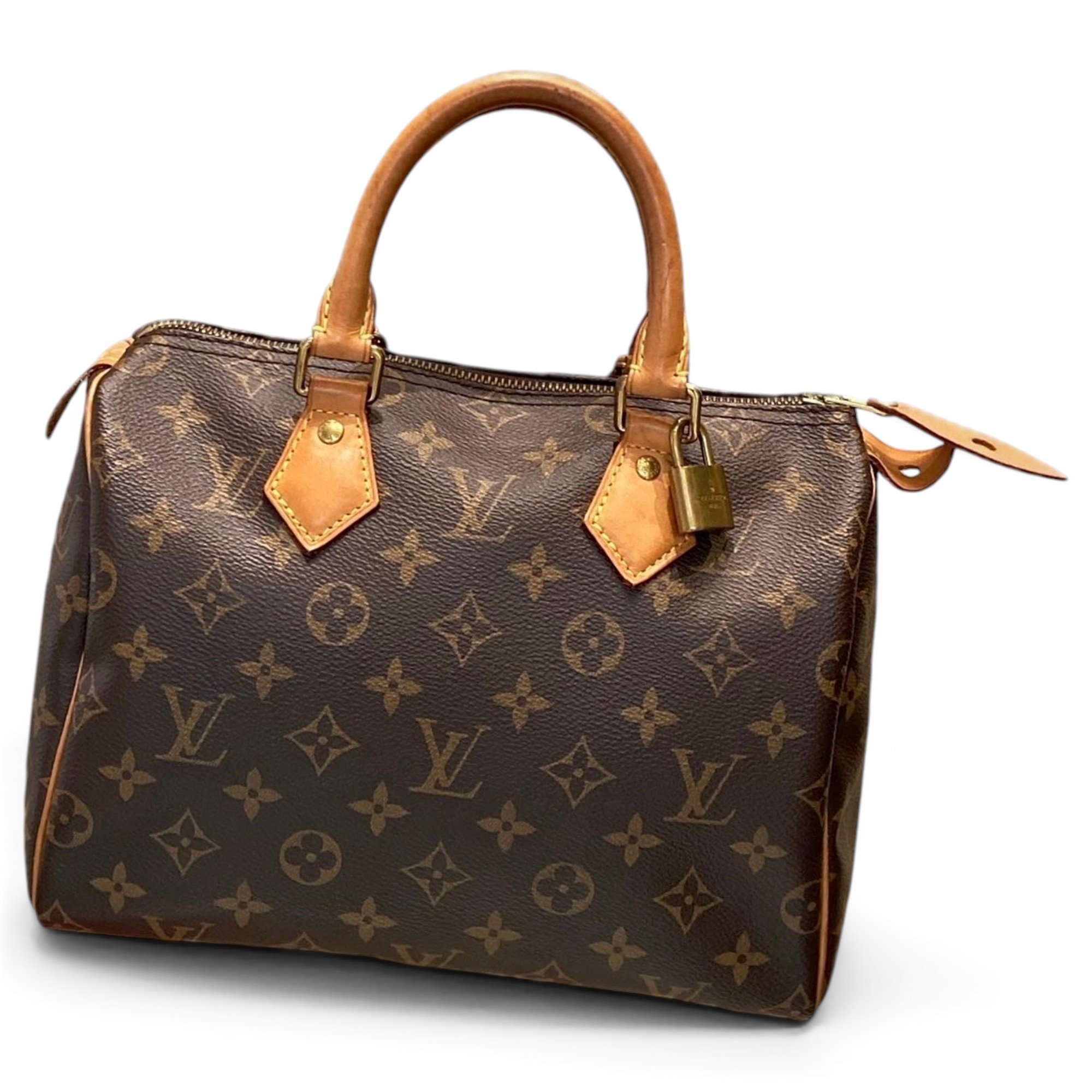Speedy leather handbag
