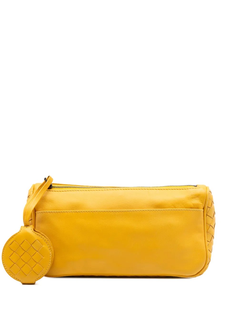 2012-2026 Intrecciato Trimmed Nappa Zipped Pouch clutch bag