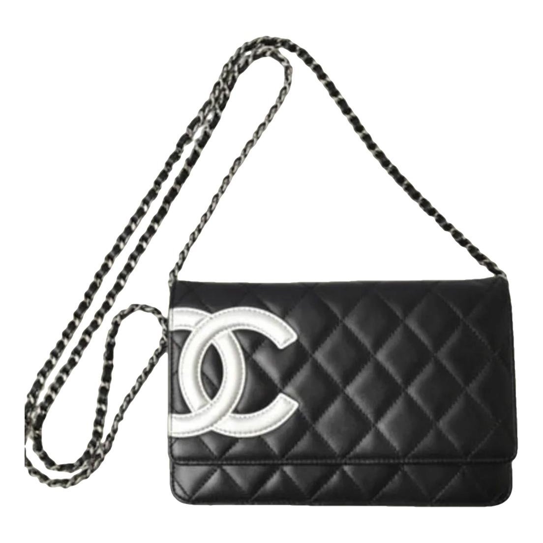 Wallet On Chain Cambon leather crossbody bag