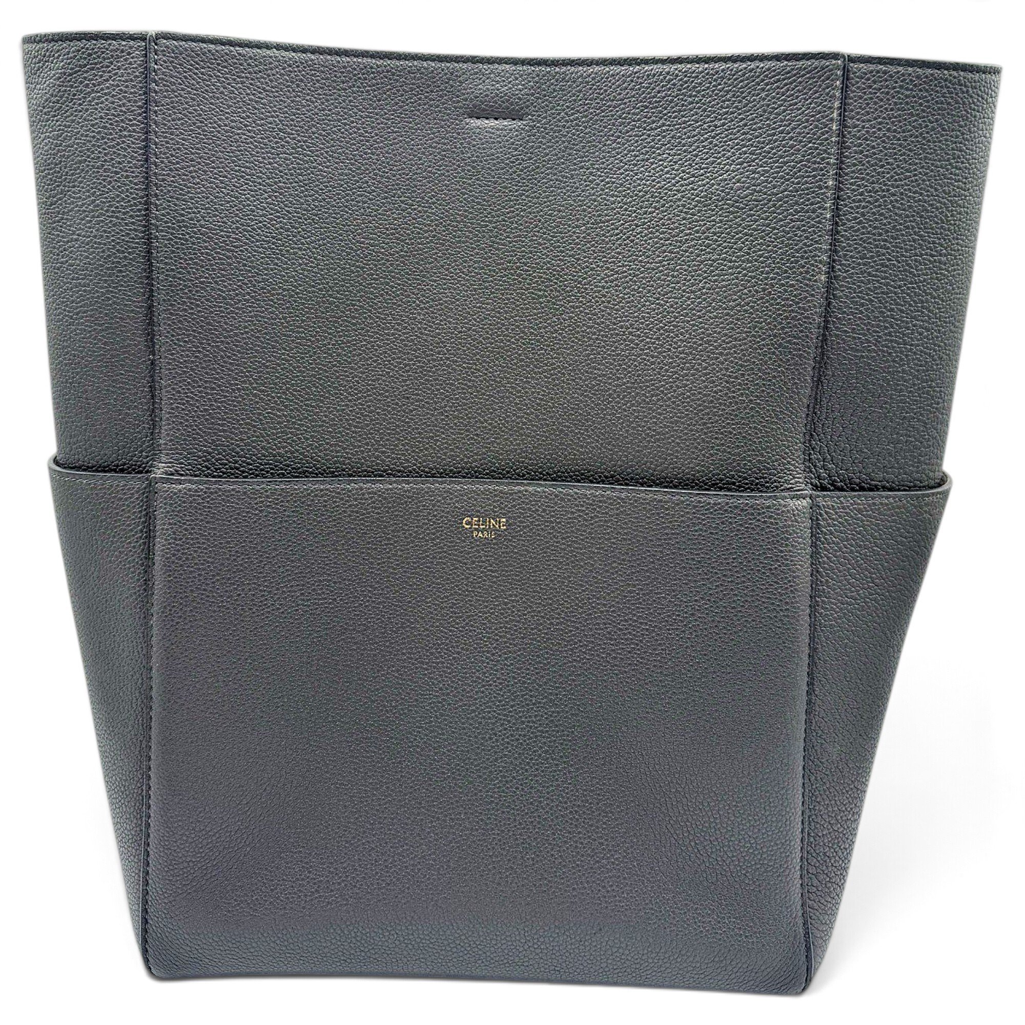 Seau Sangle leather handbag
