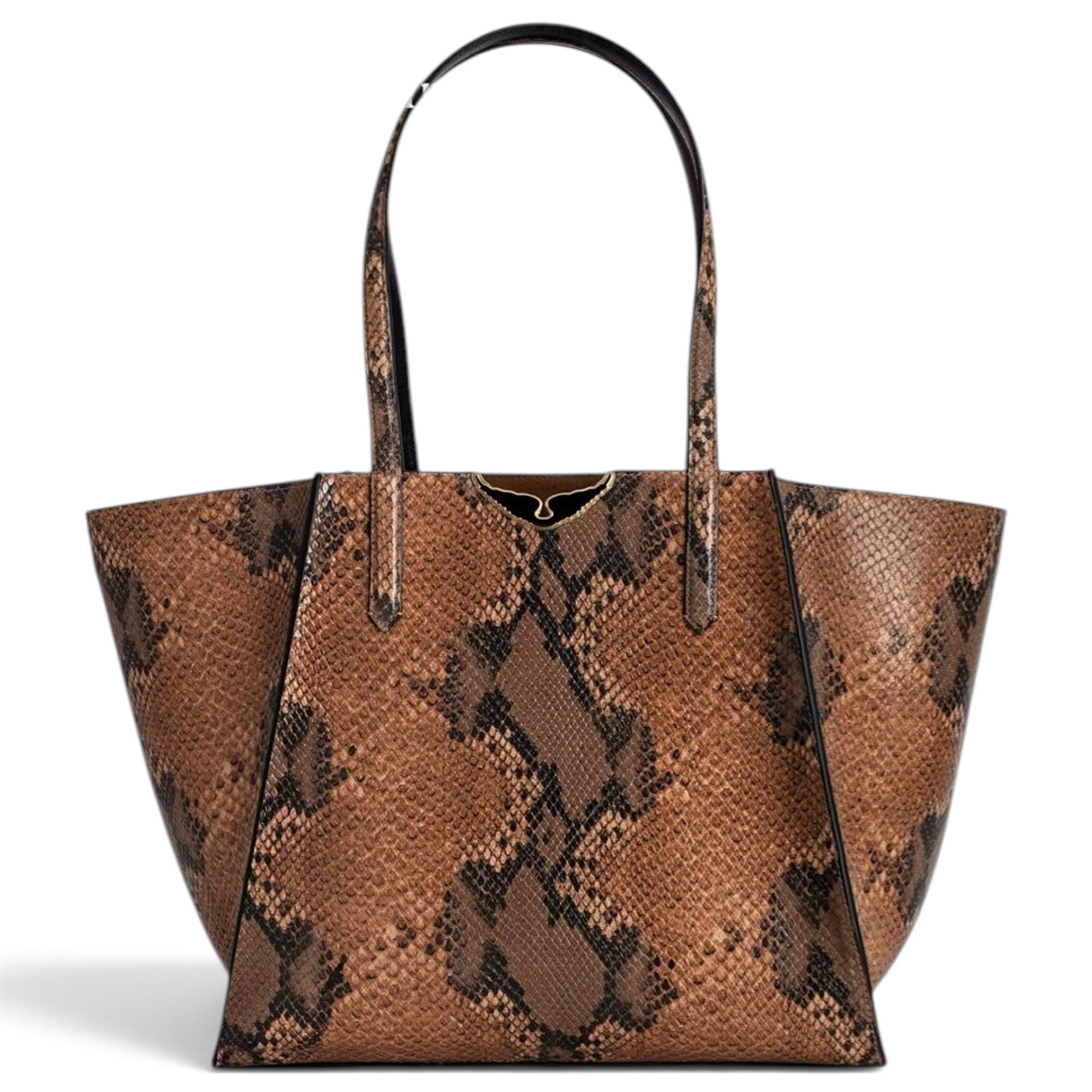 Leather tote