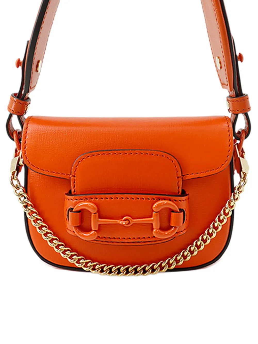 2016-2026 Mini Calfskin Horsebit 1955 Web satchel