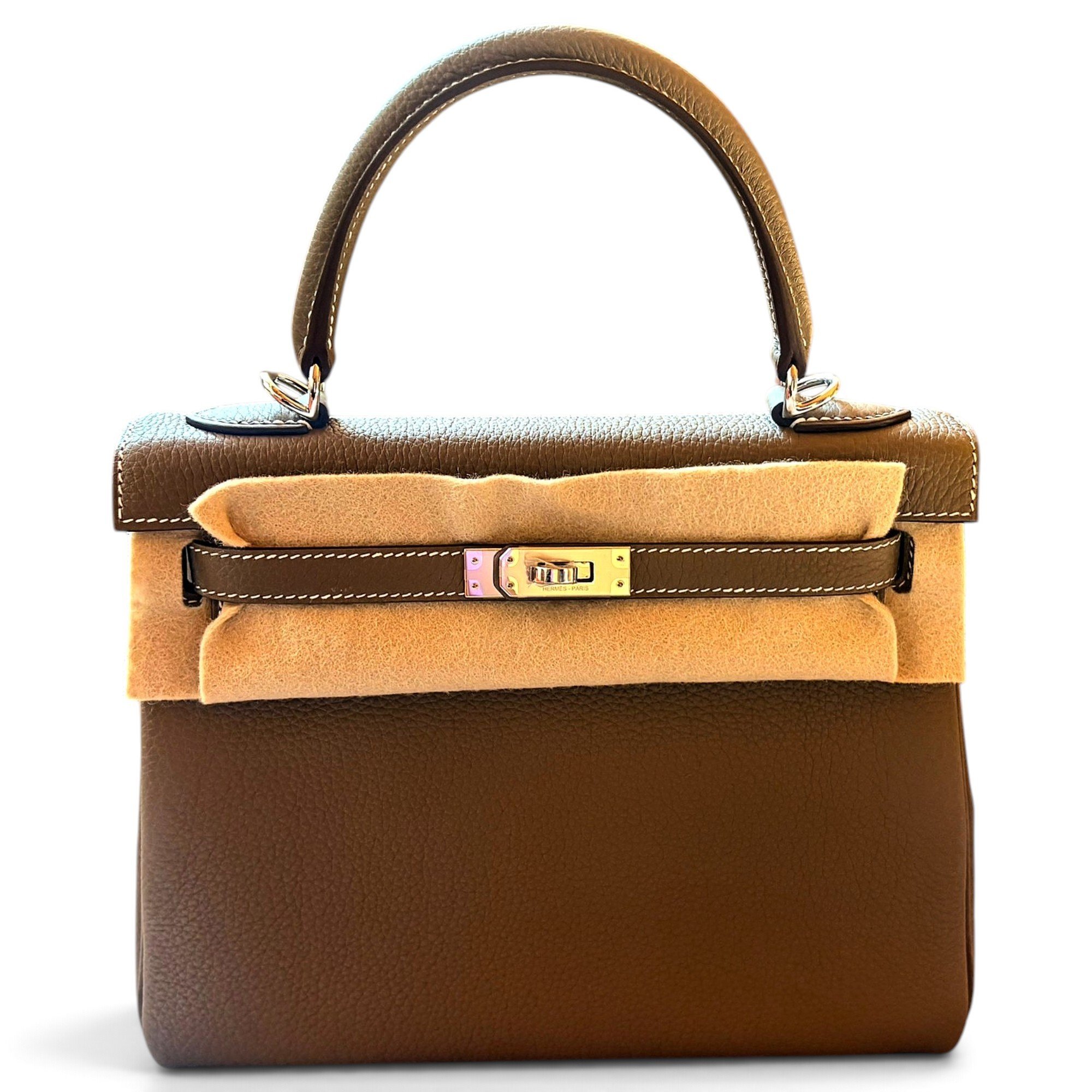 Kelly 25 leather handbag