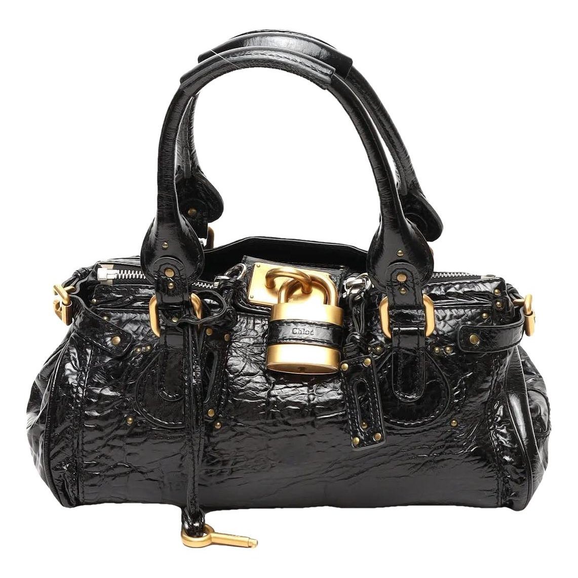 Paddington patent leather handbag