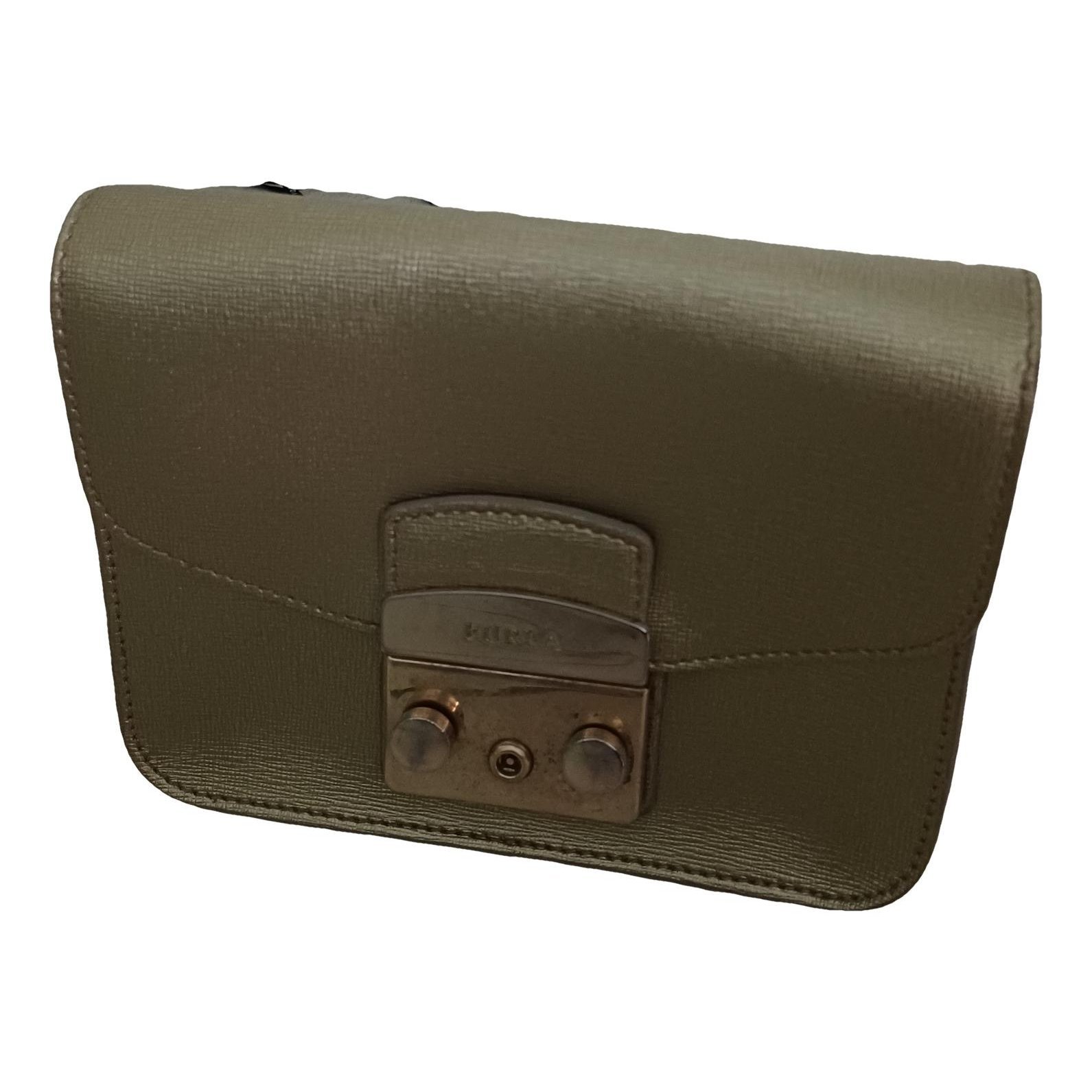 Furla Metropolis leather clutch bag