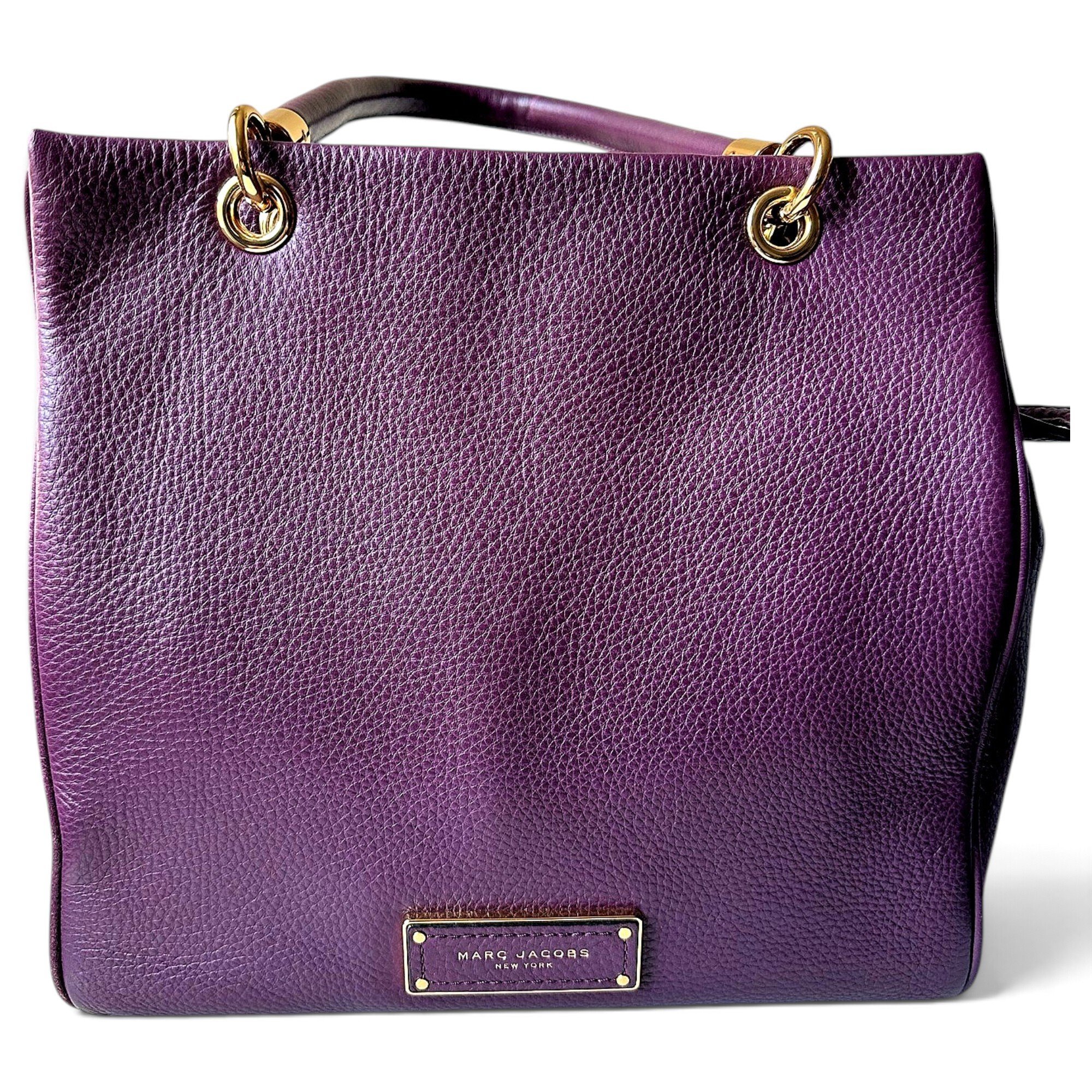 Leather tote