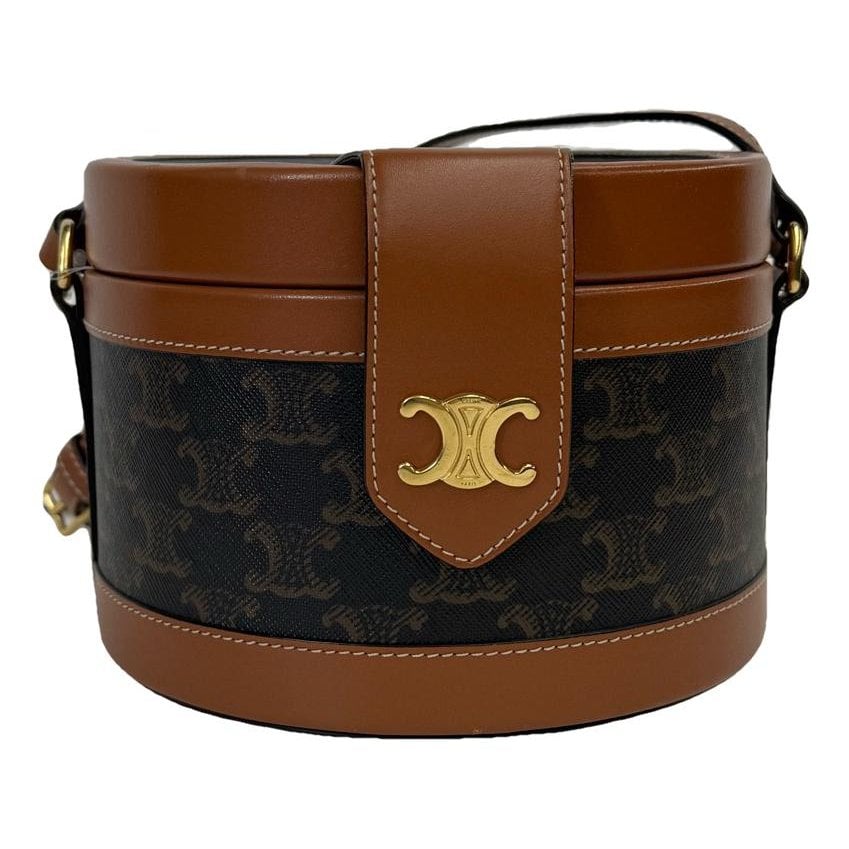 Tambour leather handbag