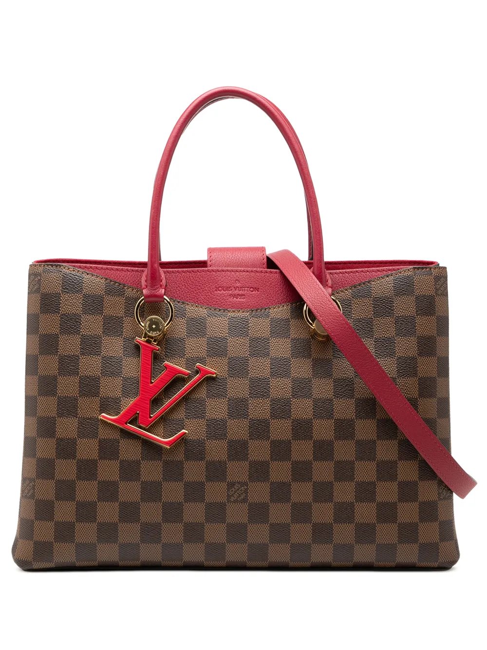 2018 Damier Ebene Riverside satchel