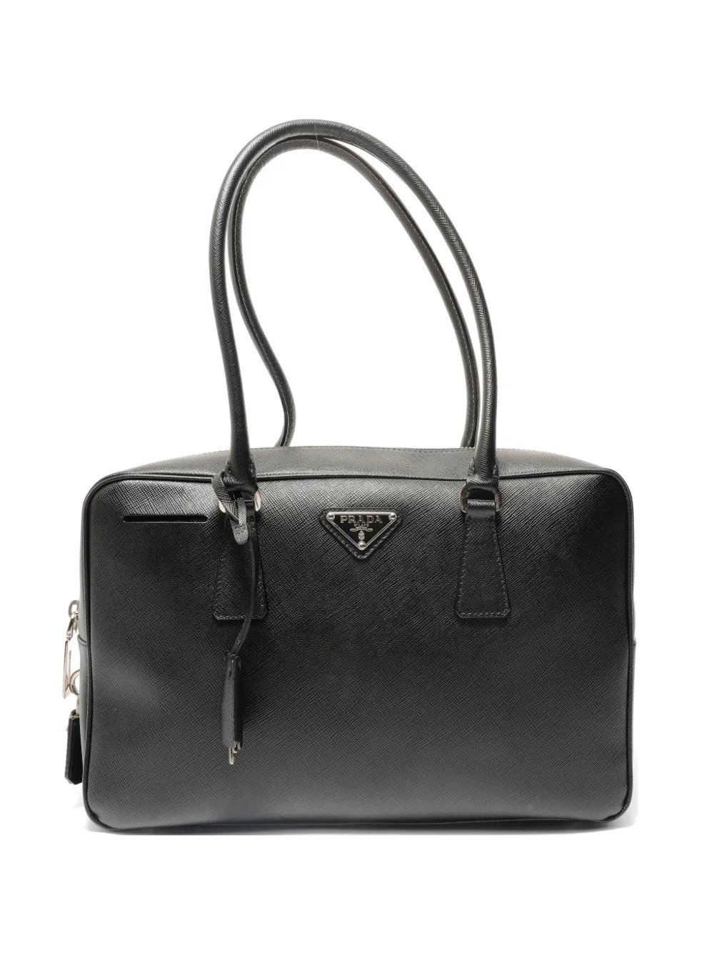 Prada 2010s Tessuto Gaufre Saffiano shoulder bag