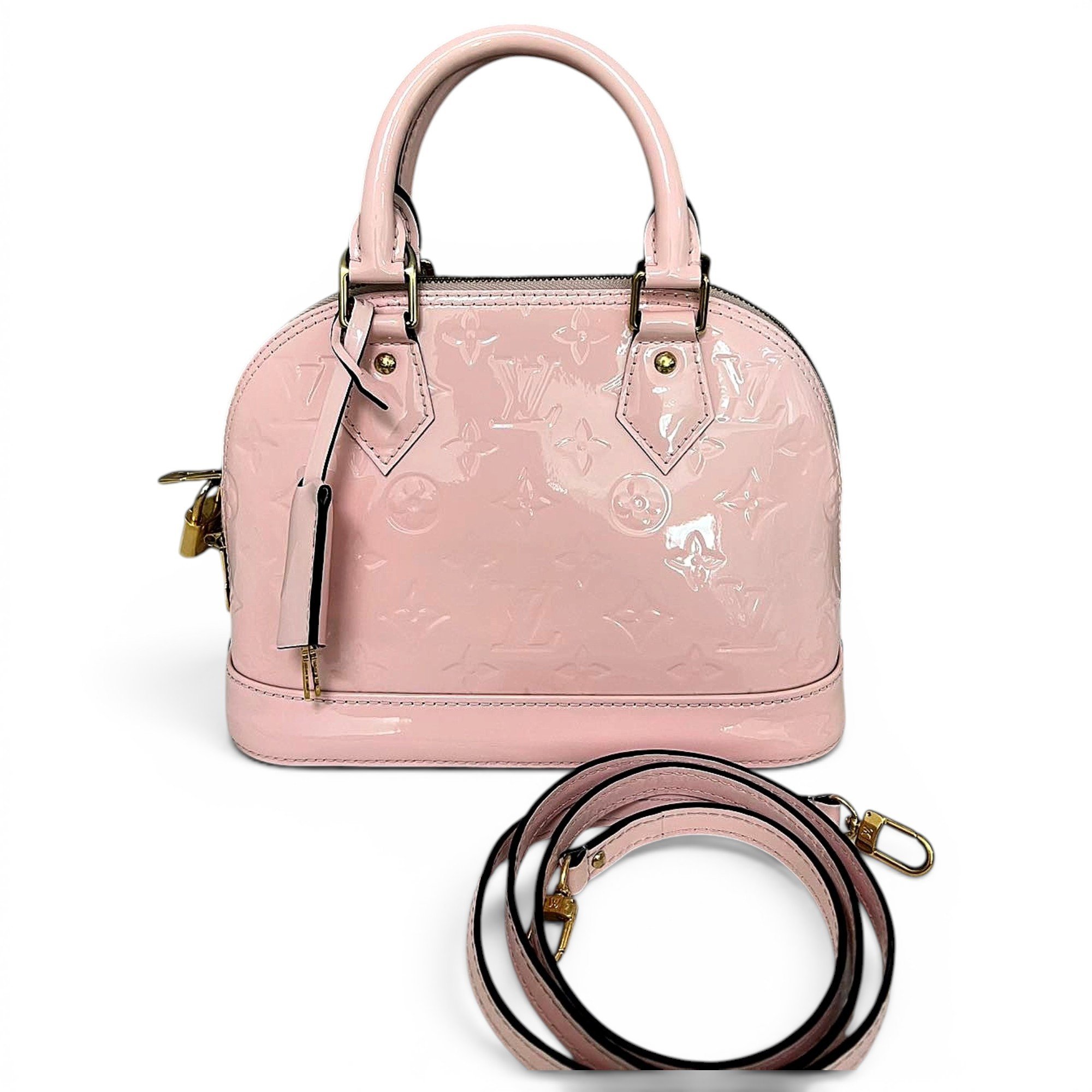 Alma BB patent leather handbag