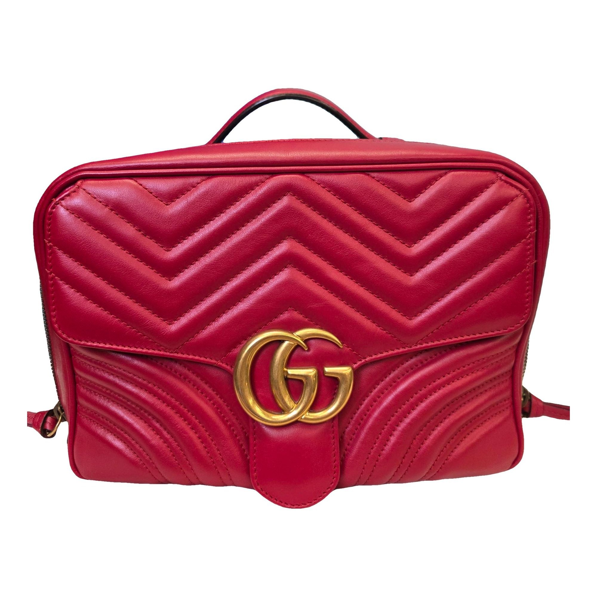GG Marmont Flap leather crossbody bag