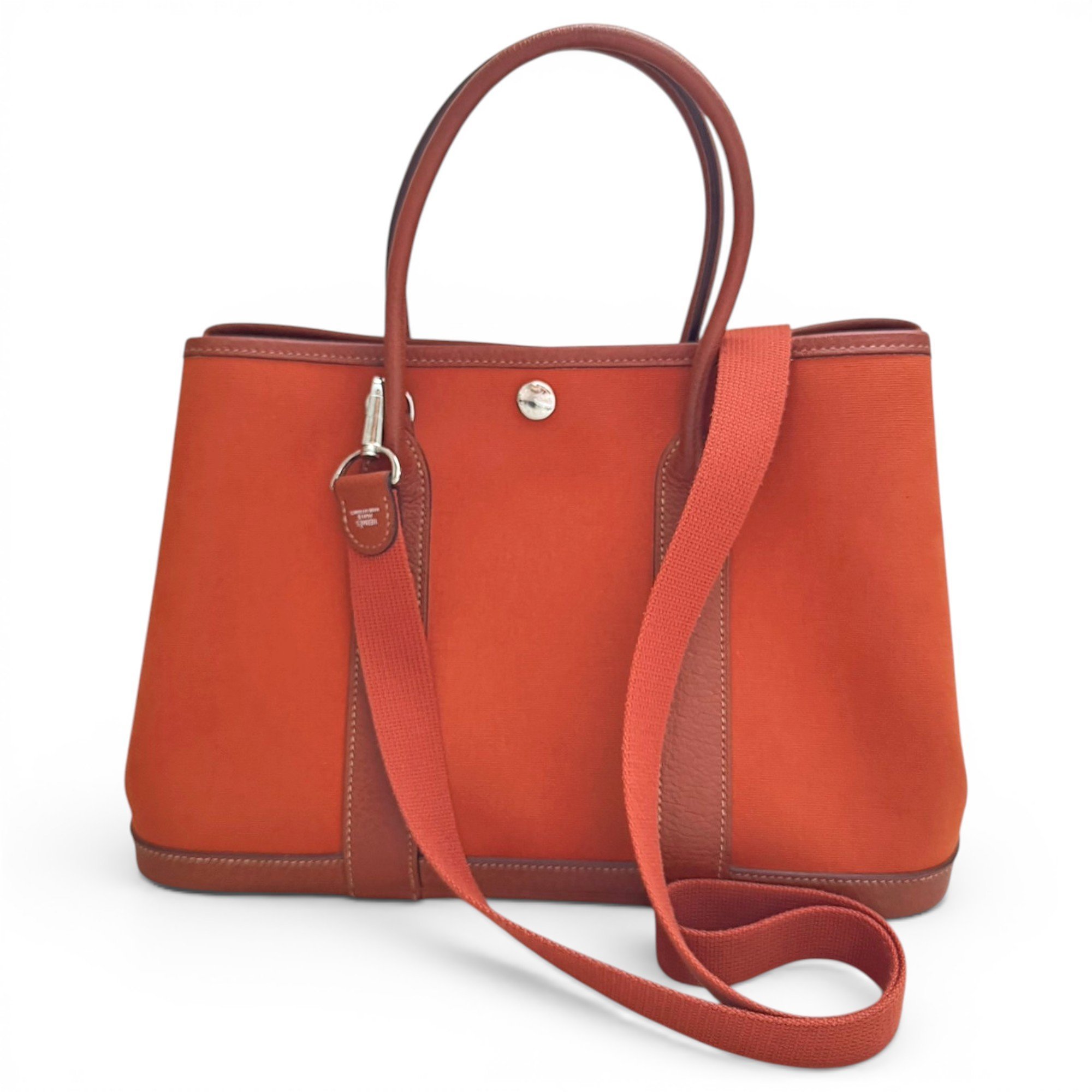 Hermes Garden Party Handbag Orange