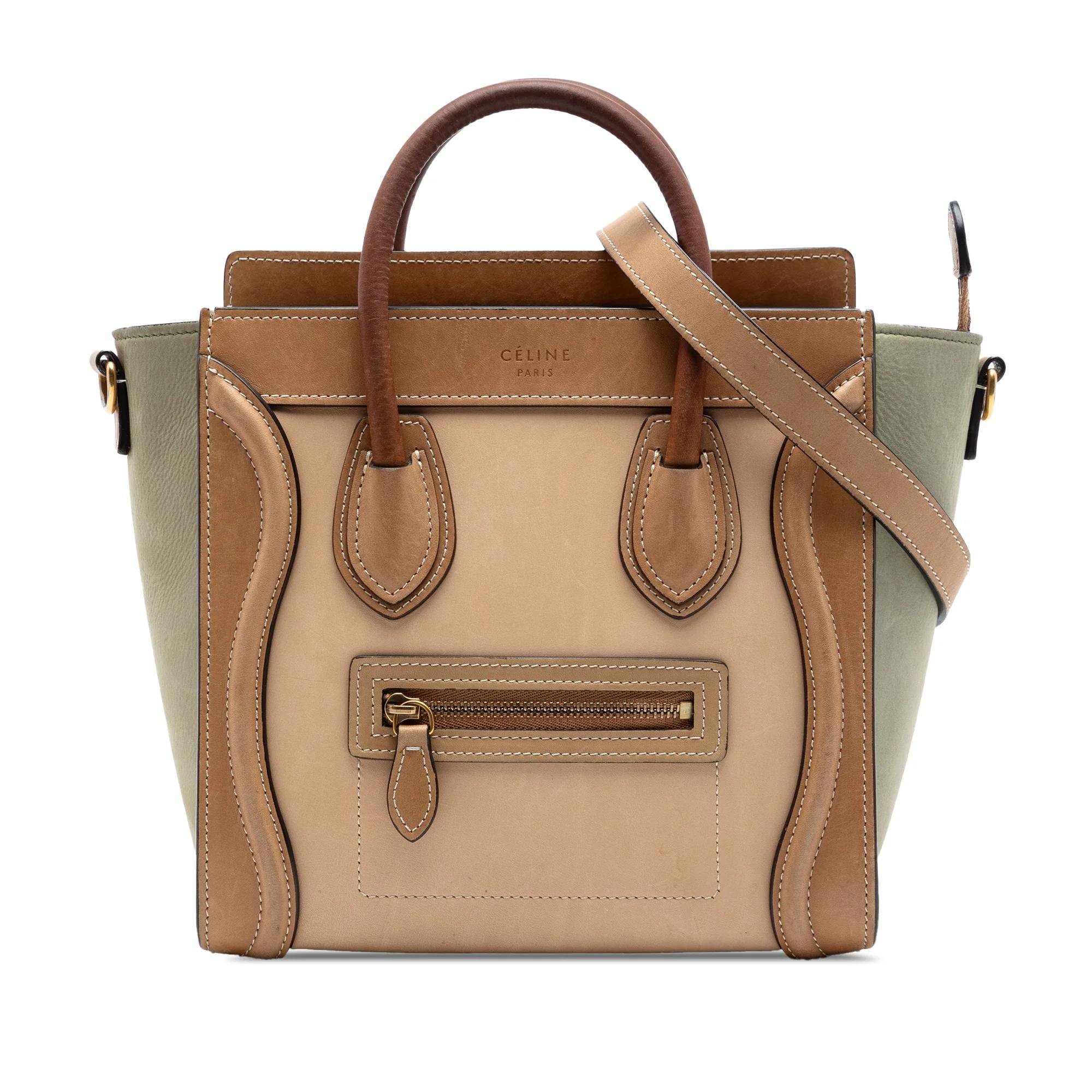 Luggage leather handbag