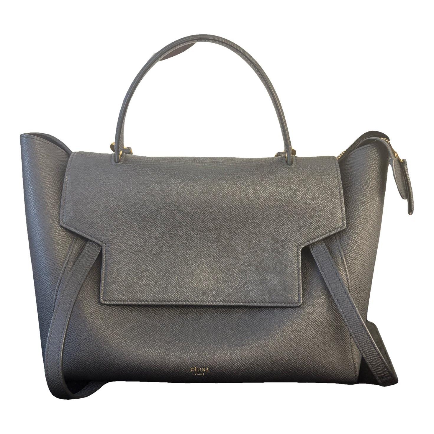 Belt leather handbag