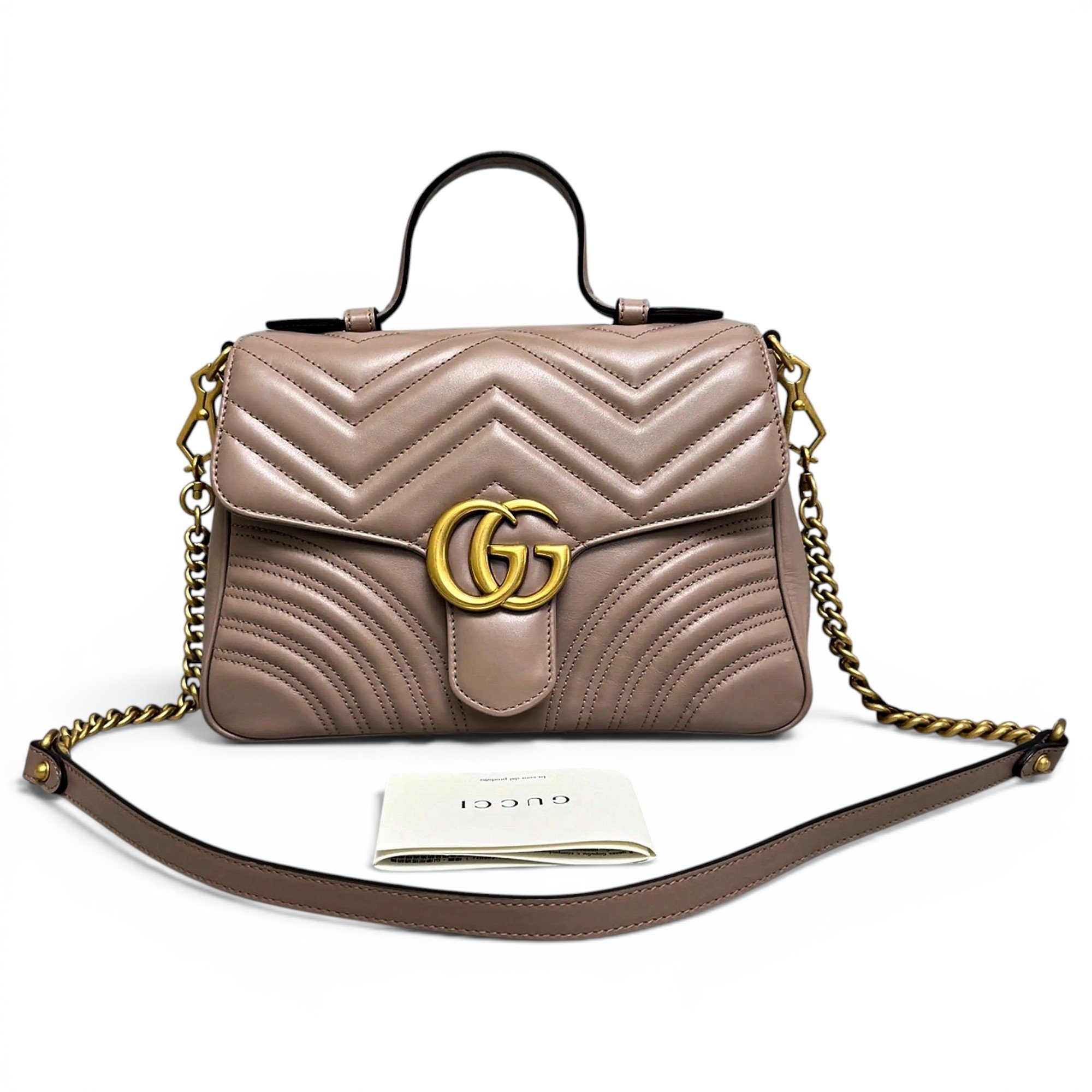 GG Marmont Flap leather handbag
