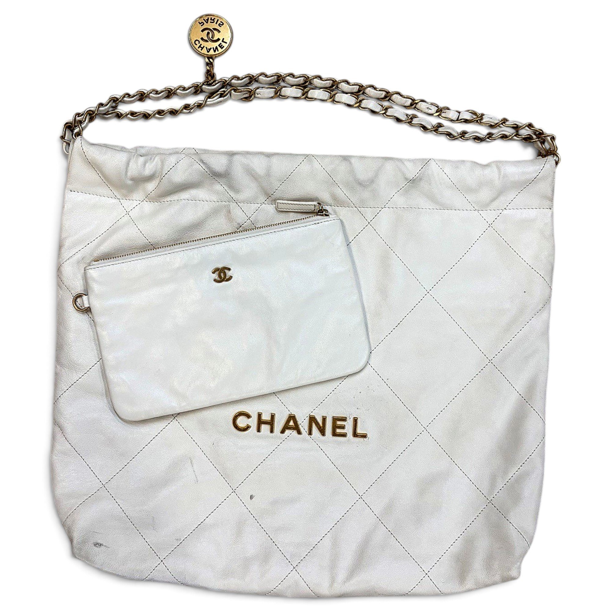 Chanel 22 leather handbag