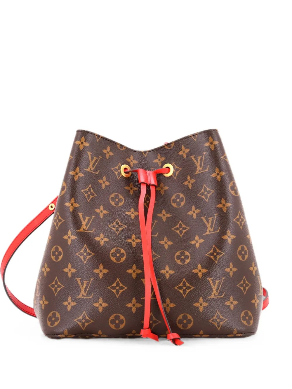 NeoNoe Handbag Monogram Canvas with Leather MM bucket bag
