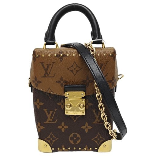 Camera Box leather handbag