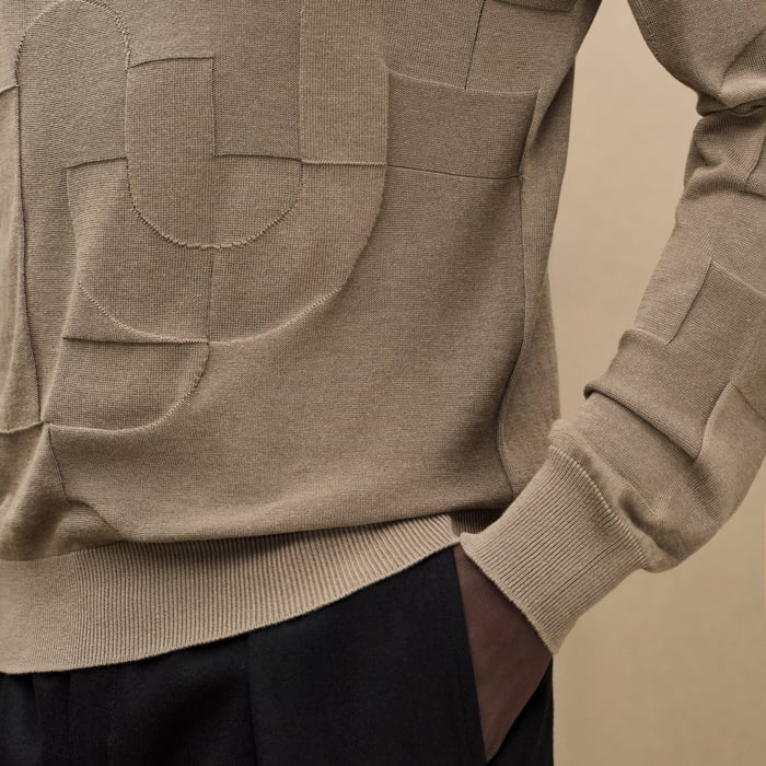 Tourbe "Maillon Puzzle" Crewneck Sweater