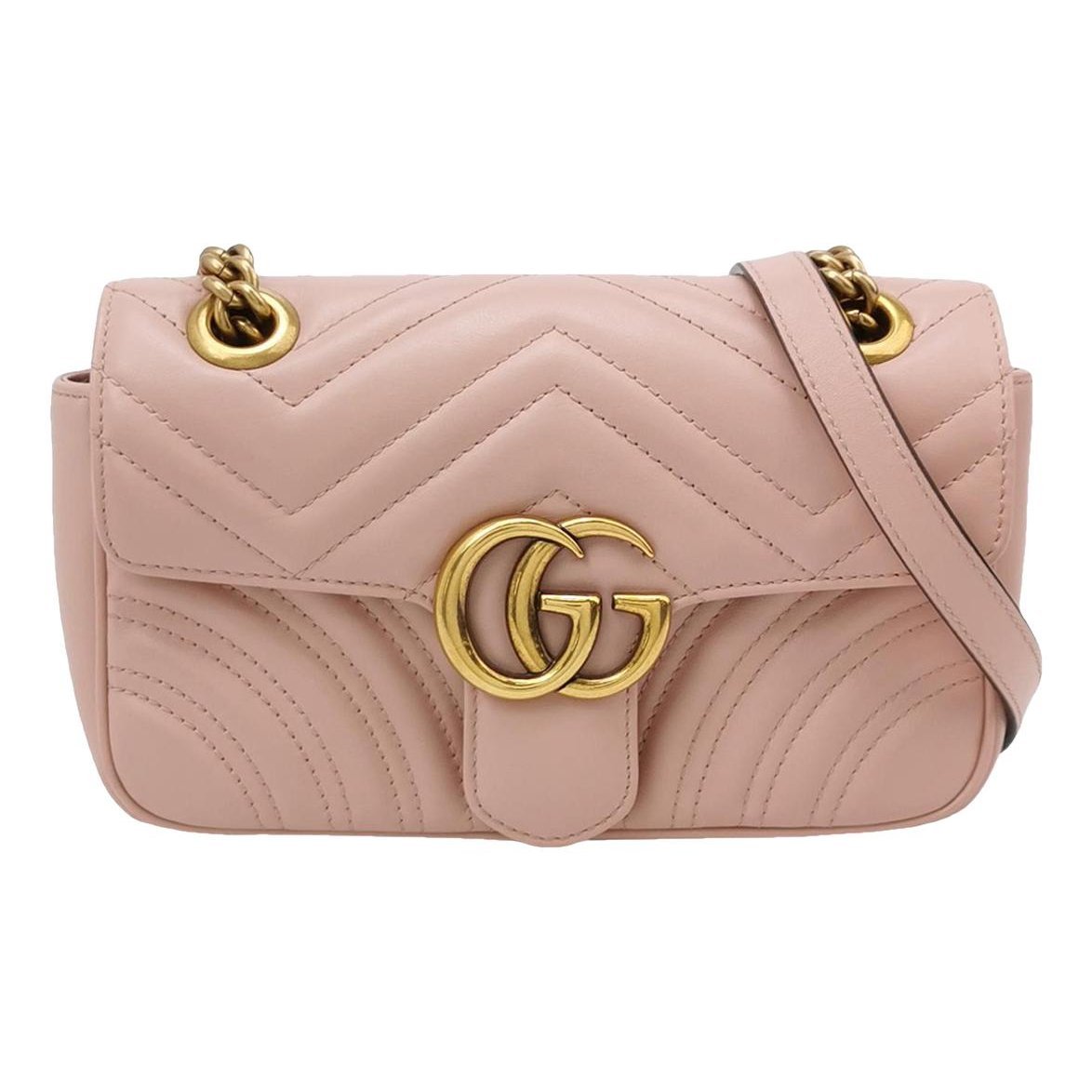 GG Marmont Flap leather crossbody bag