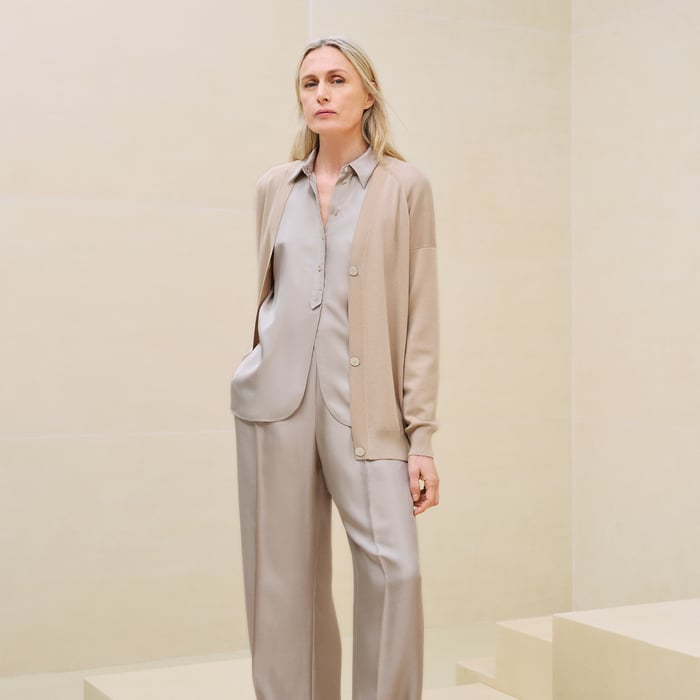 Long-sleeve cardigan