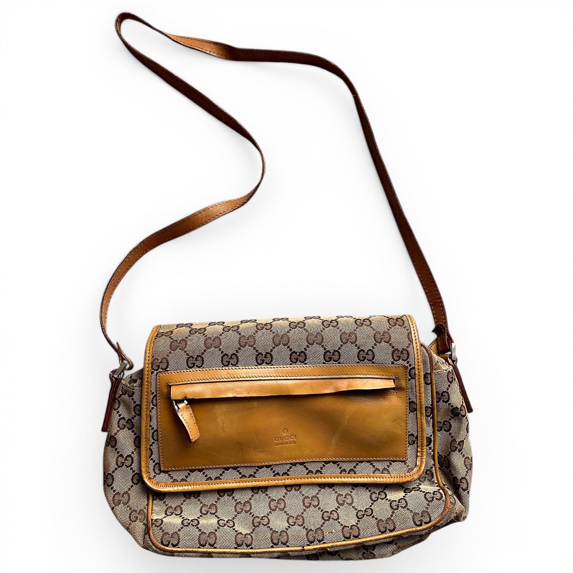 Leather crossbody bag