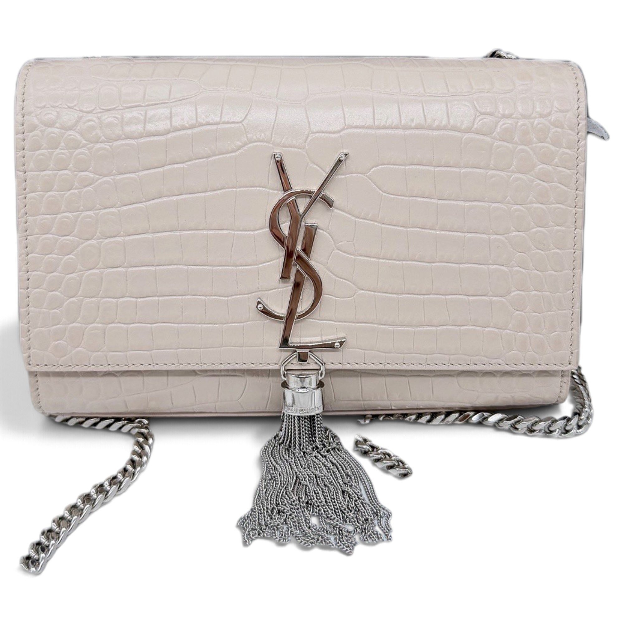 Pompom Kate leather handbag