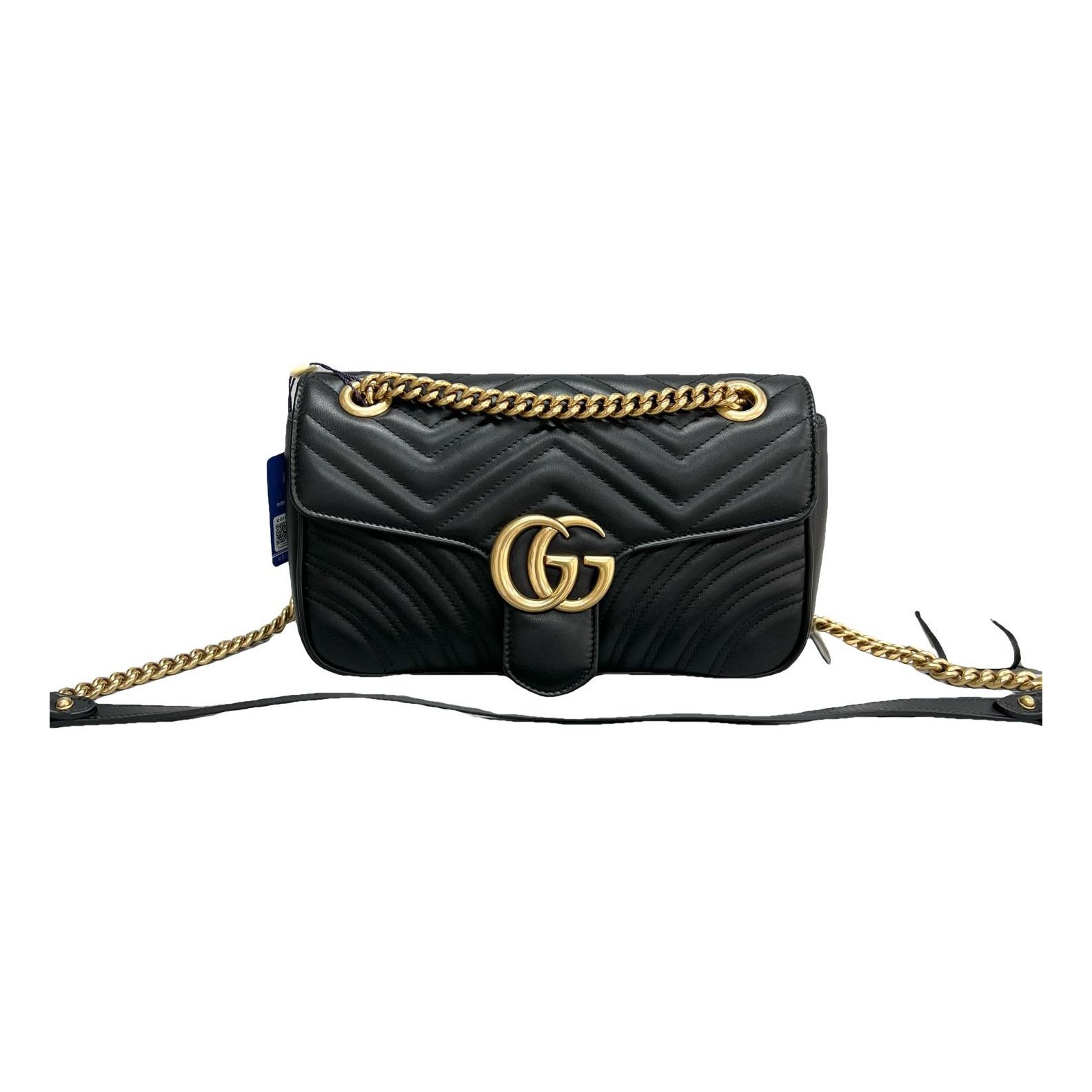 GG Marmont Flap leather handbag