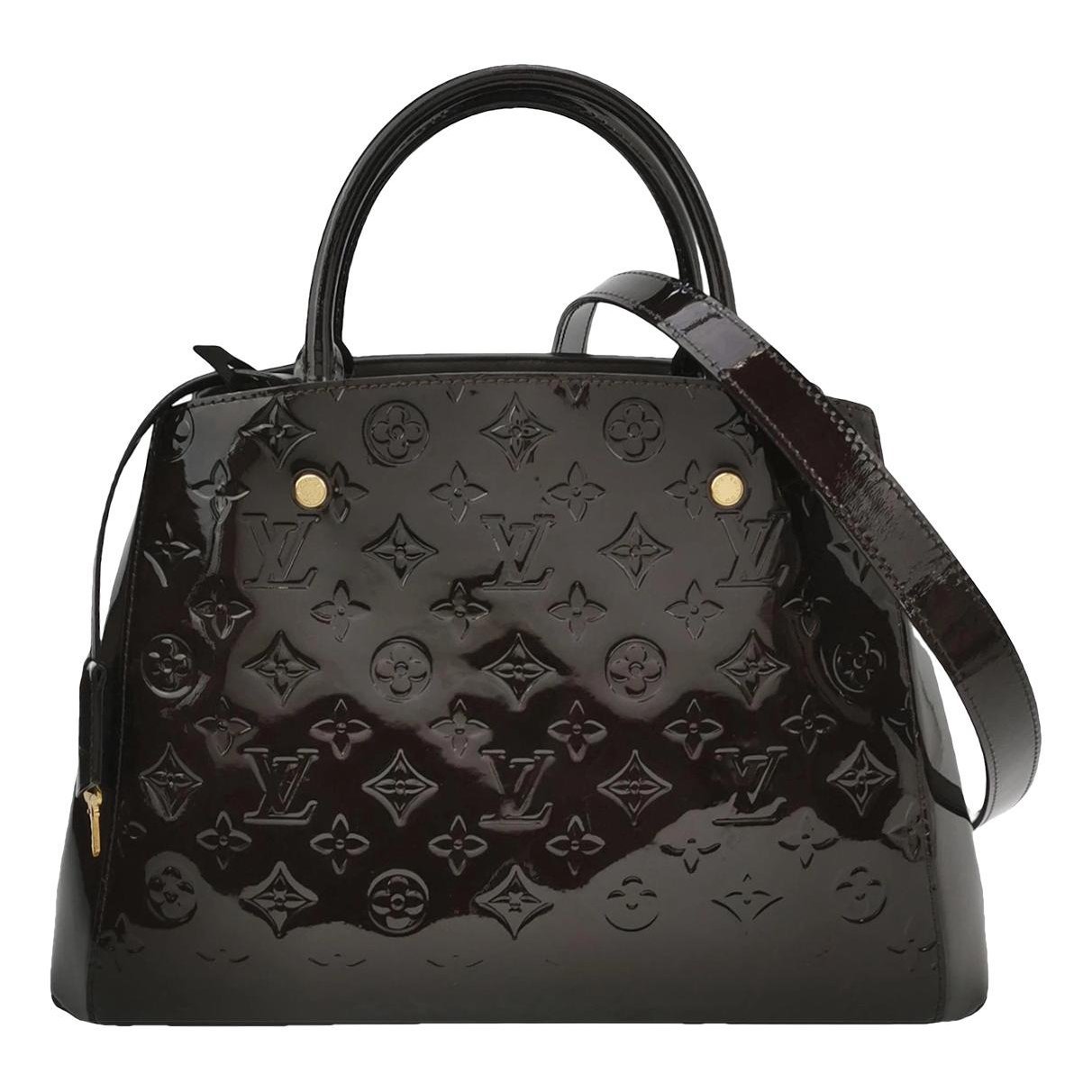 Montaigne patent leather handbag