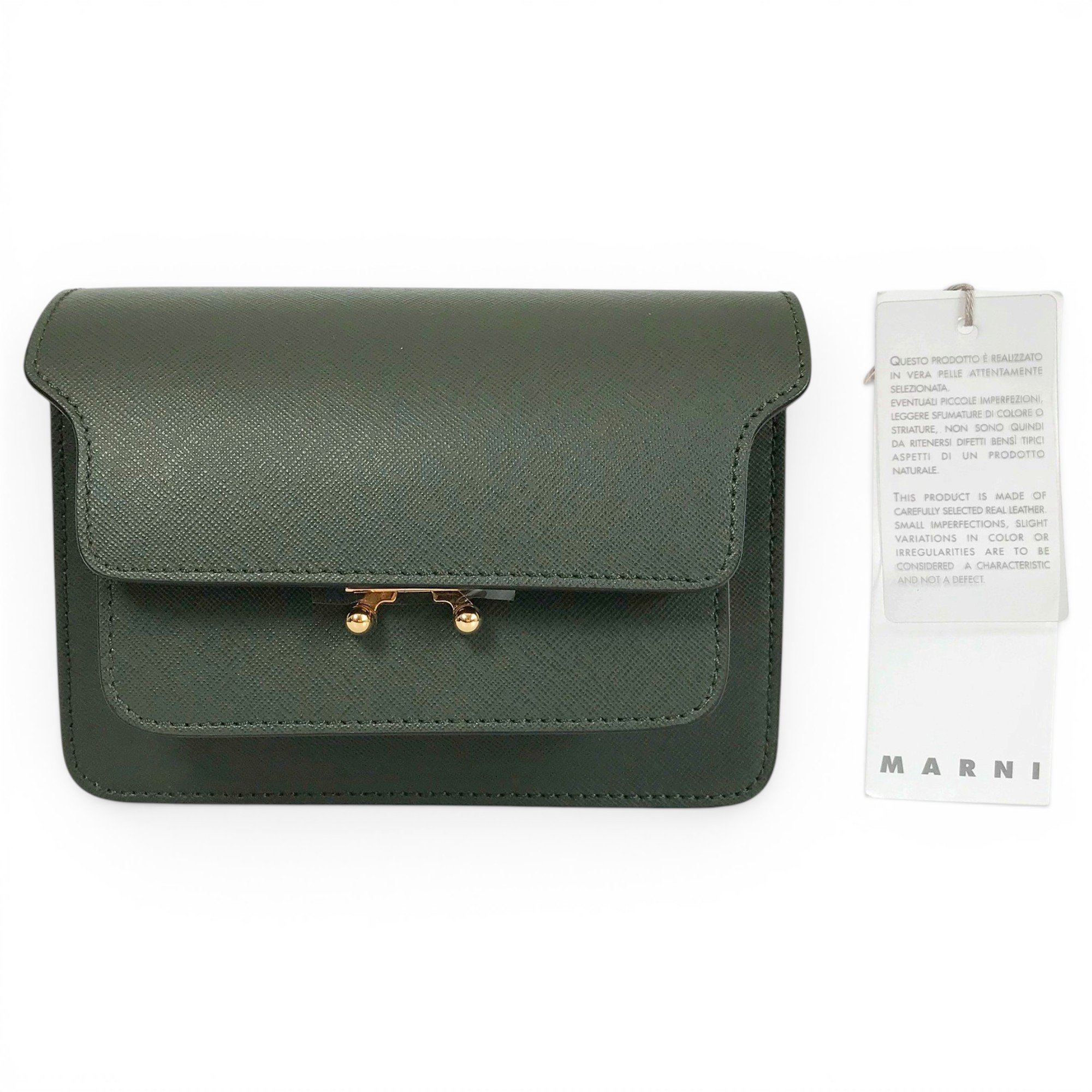 Trunk leather handbag