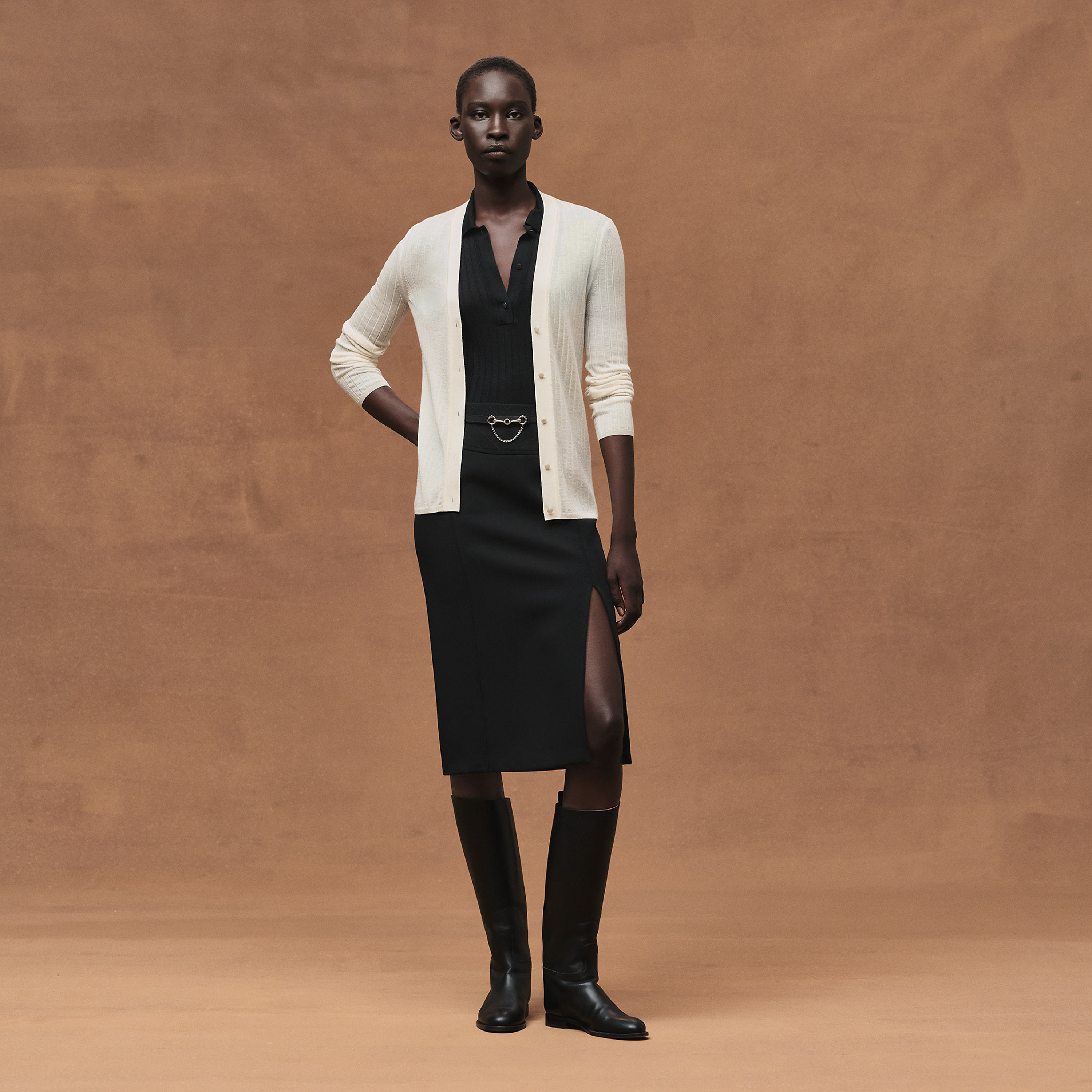 Long-sleeve cardigan