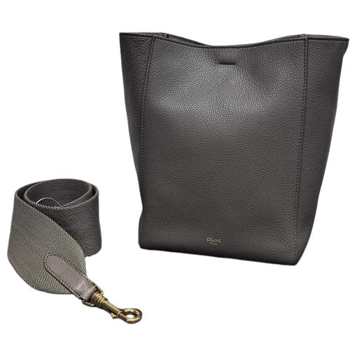Seau Sangle leather tote