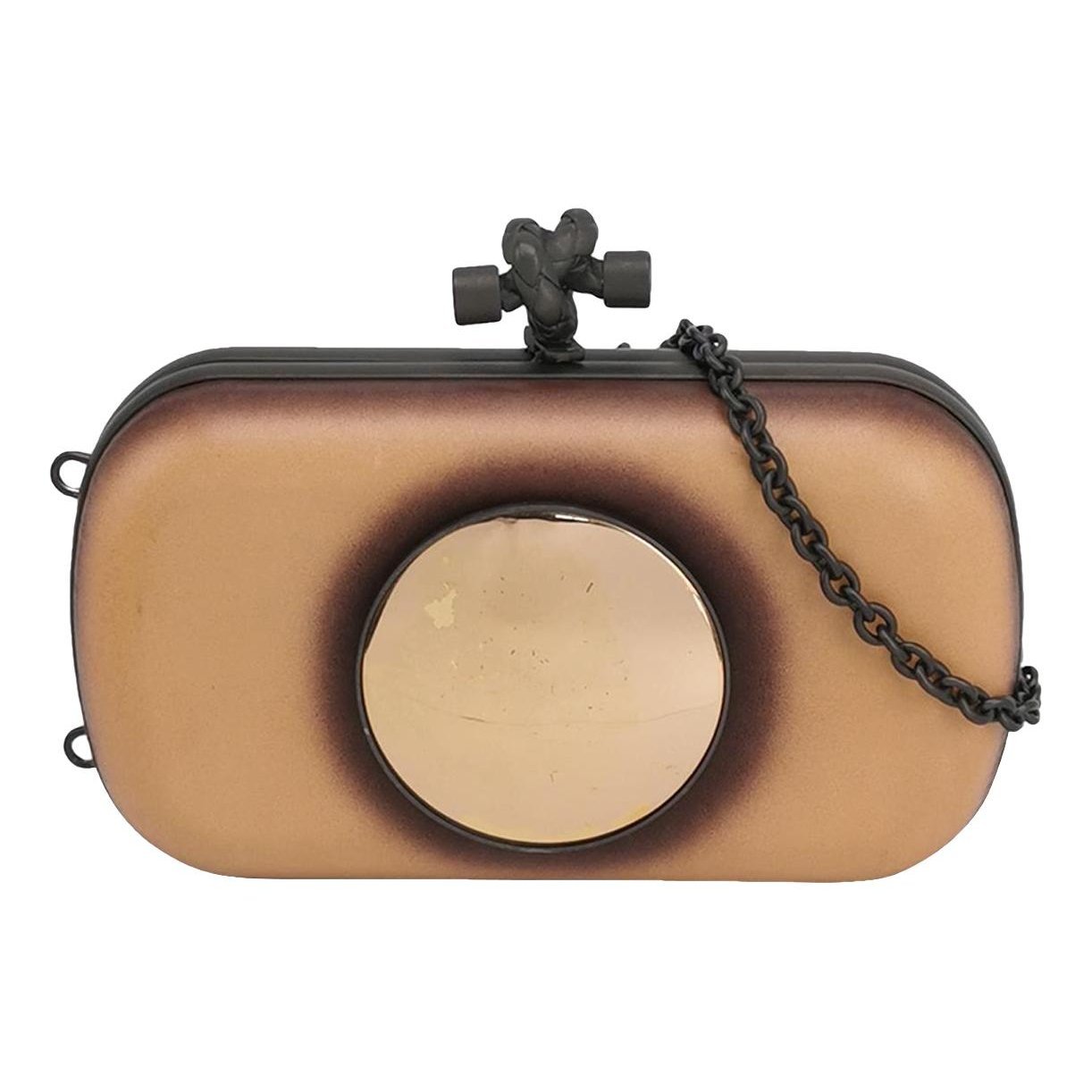 Pochette Knot leather clutch bag
