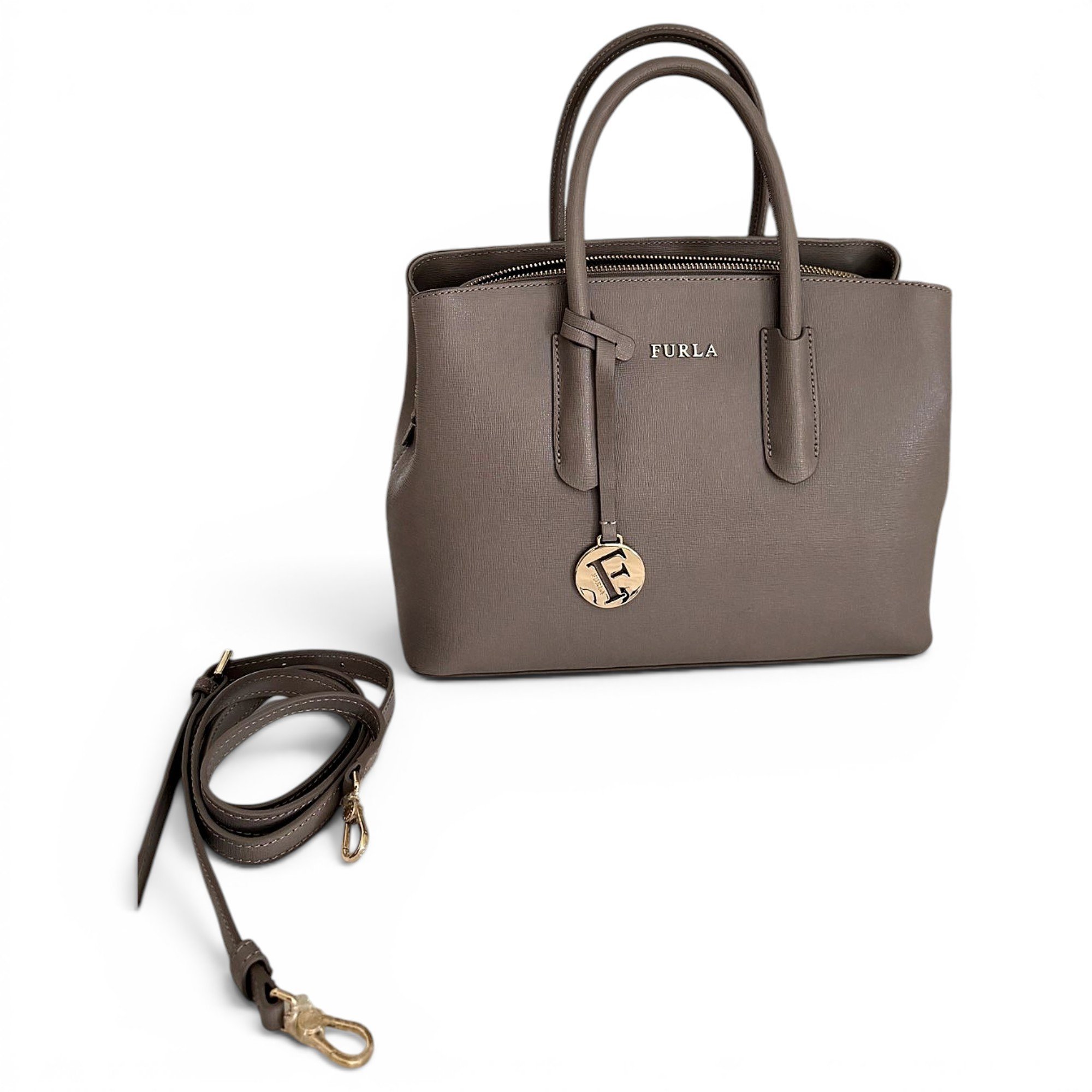 Leather handbag