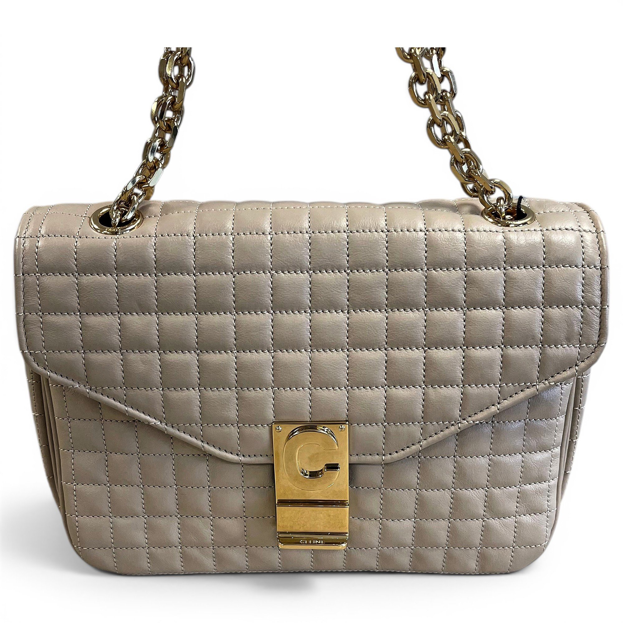 C bag leather handbag