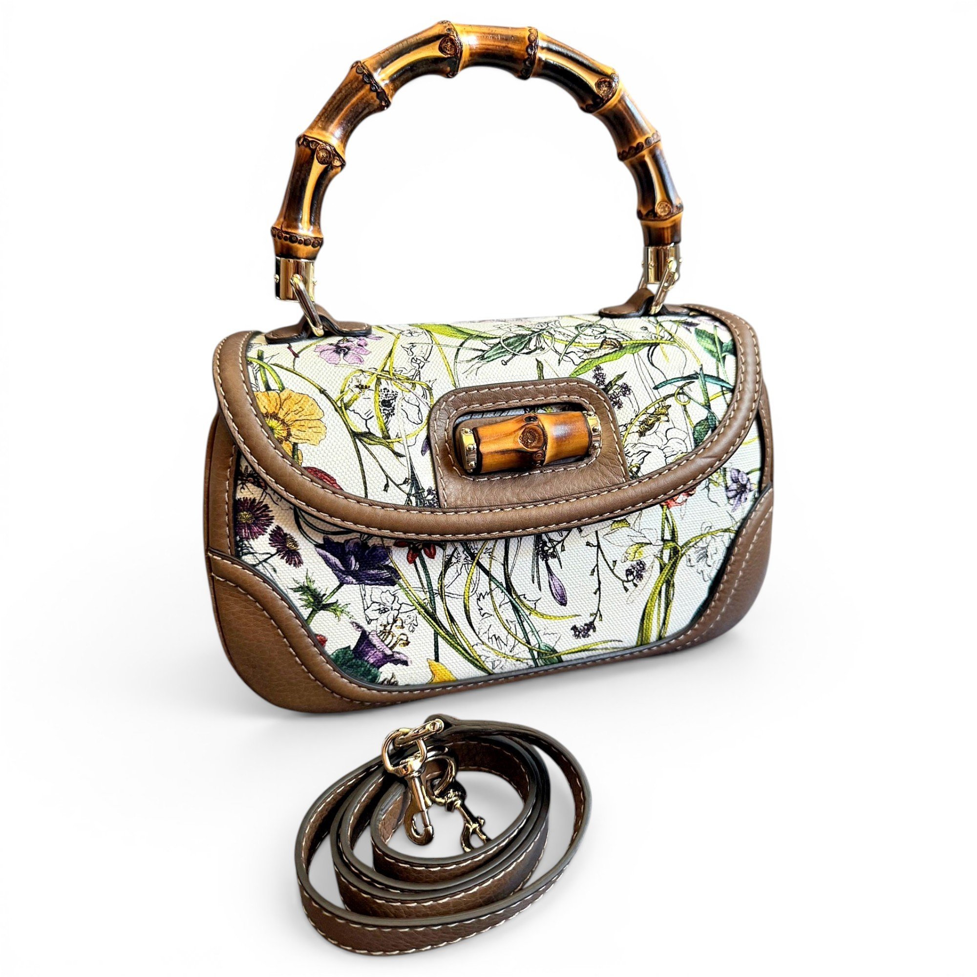 Convertible Bamboo Top Handle cloth tote