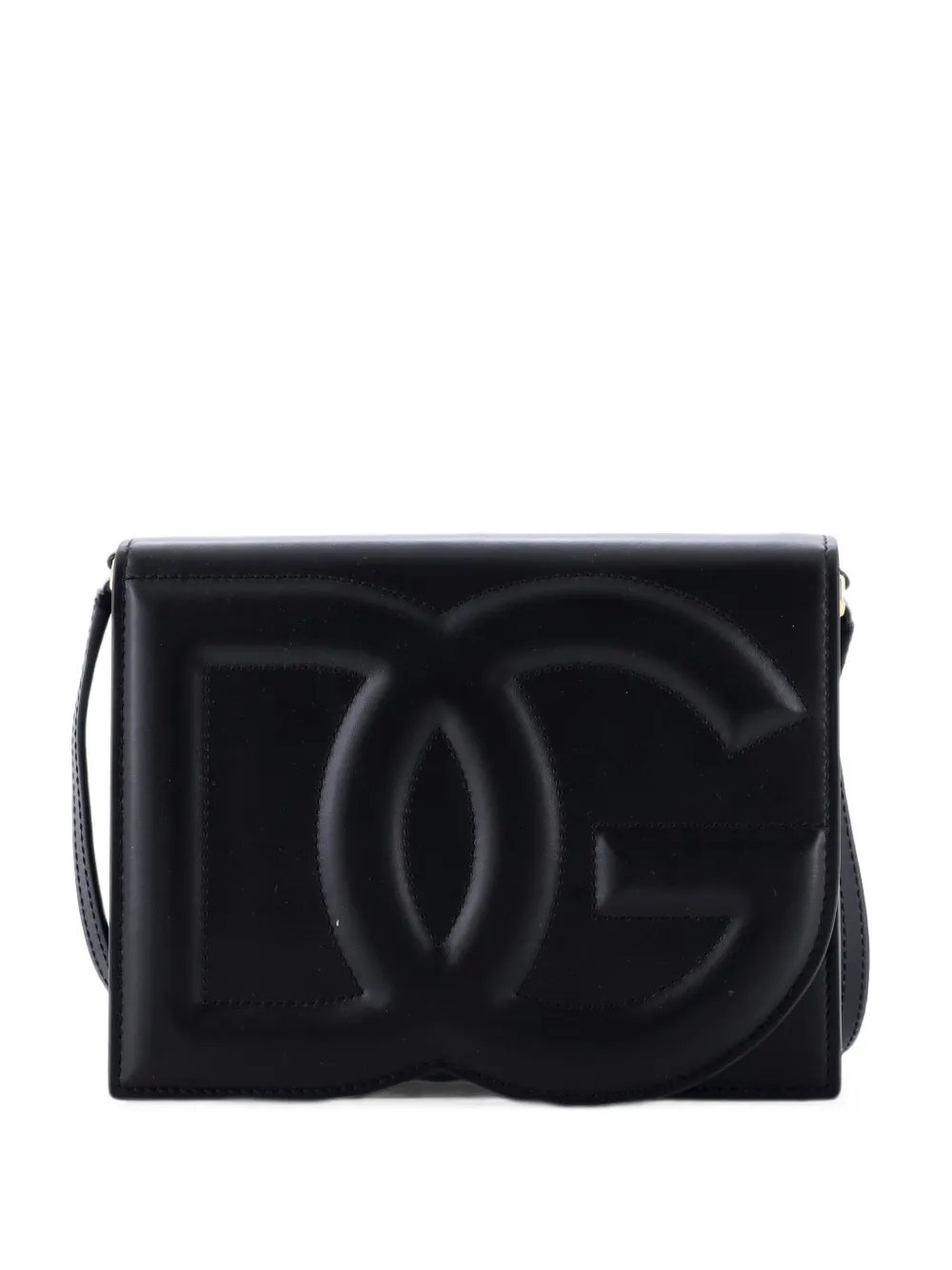 DG Logo Flap Shoulder Bag Leather Small crossbody bag